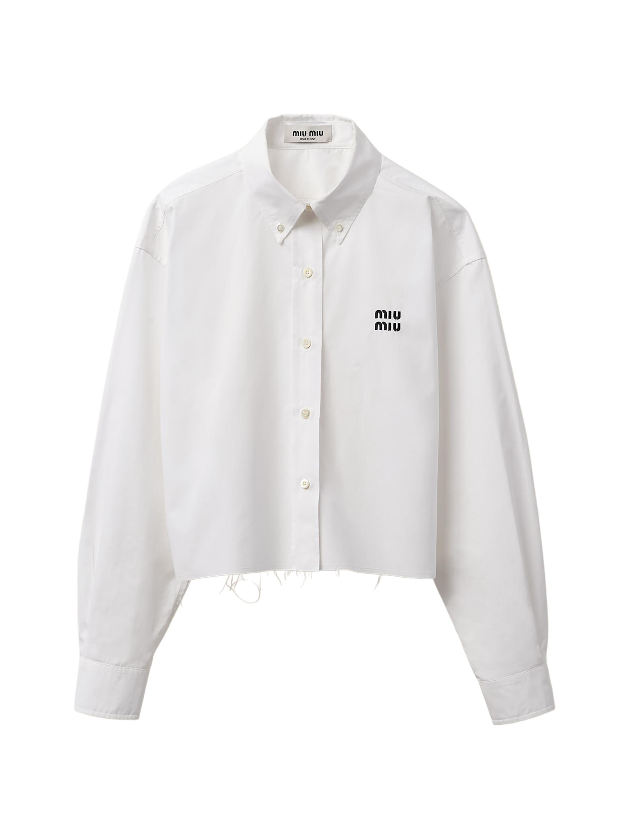 Miu Miu Women's Poplin Shirt - White