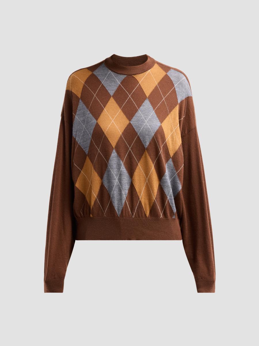 Ronny Kobo Women's Bradley Cashmere-blend Sweater In Palm Combo