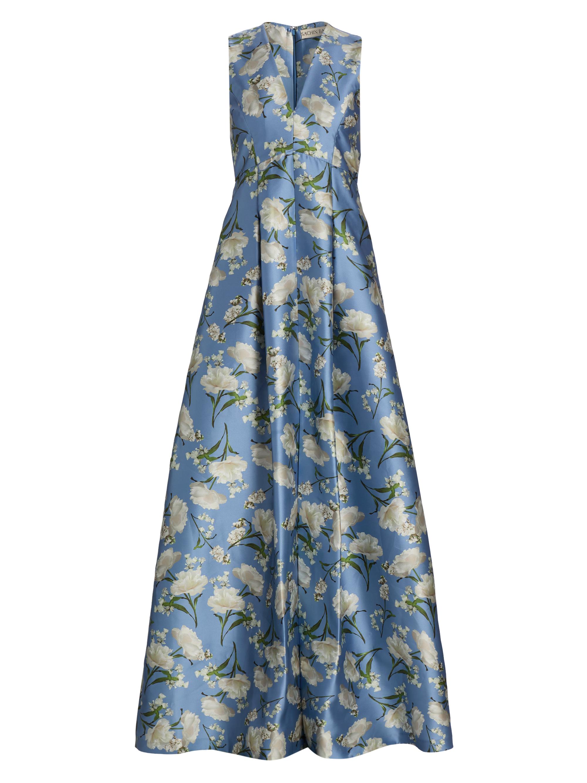 SACHIN BABI Mariposa Floral Midi-Dress | Saks Fifth Avenue