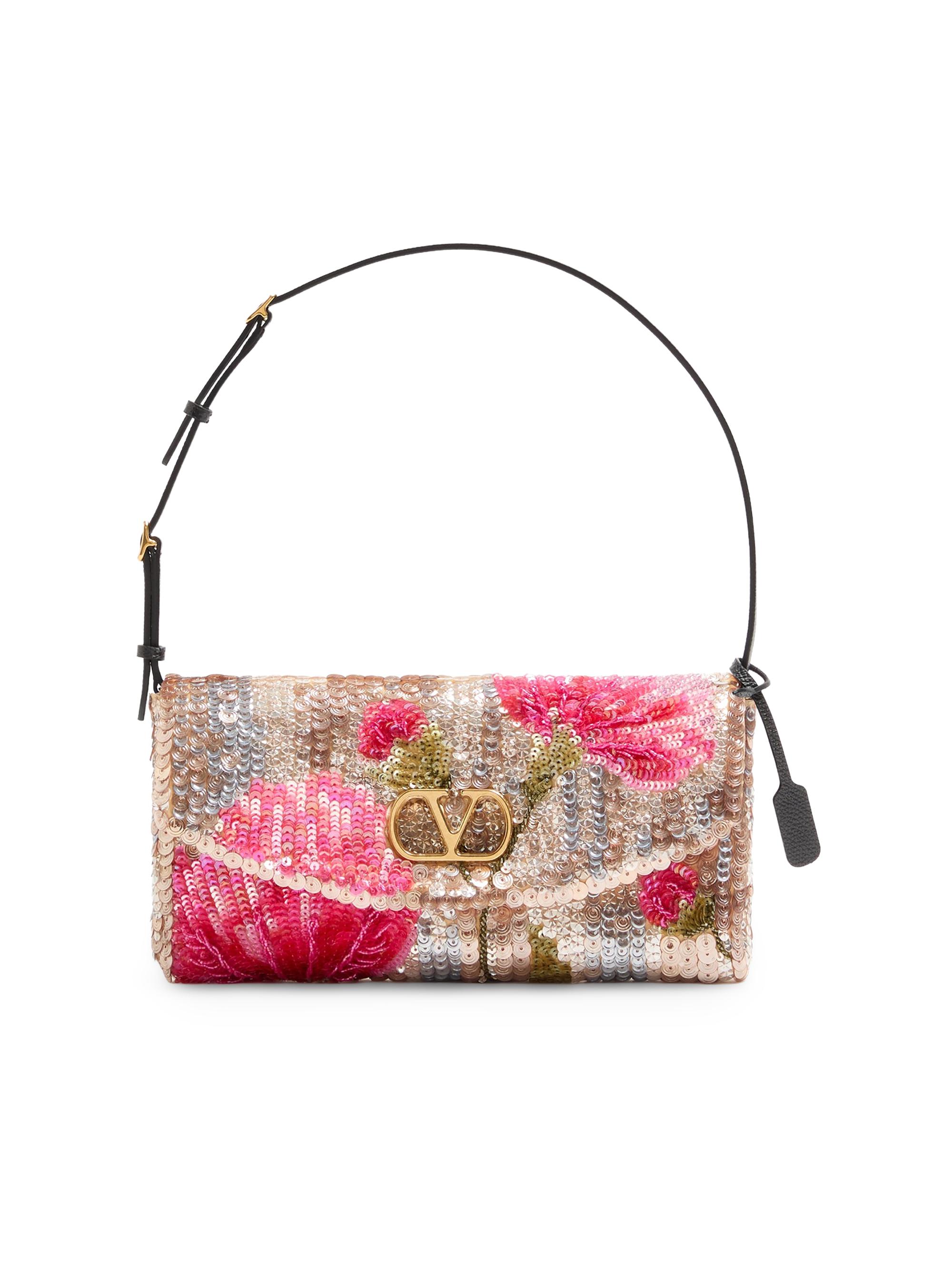 Valentino Garavani Women's Devain  Embroidered Shoulder Bag
