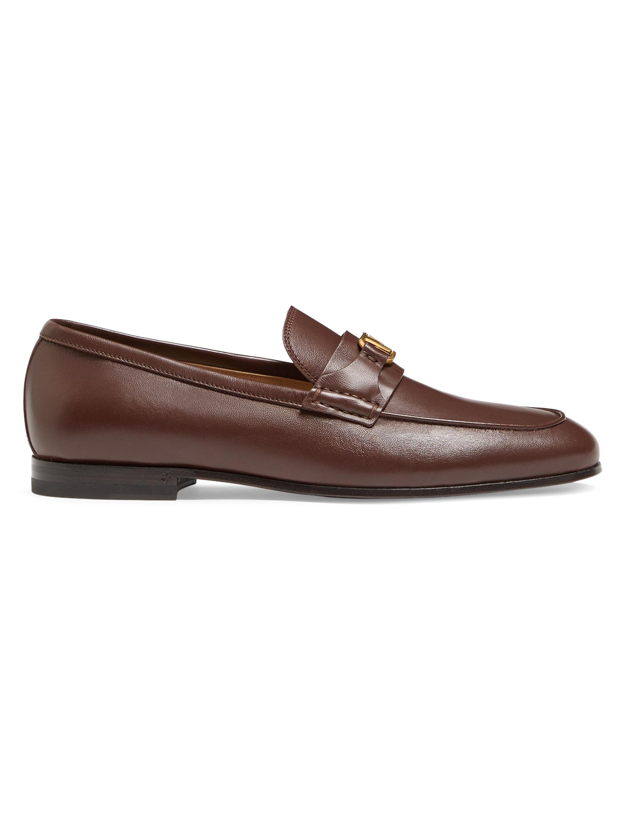Valentino Garavani Leisure Flows Split Leather Loafers | Saks