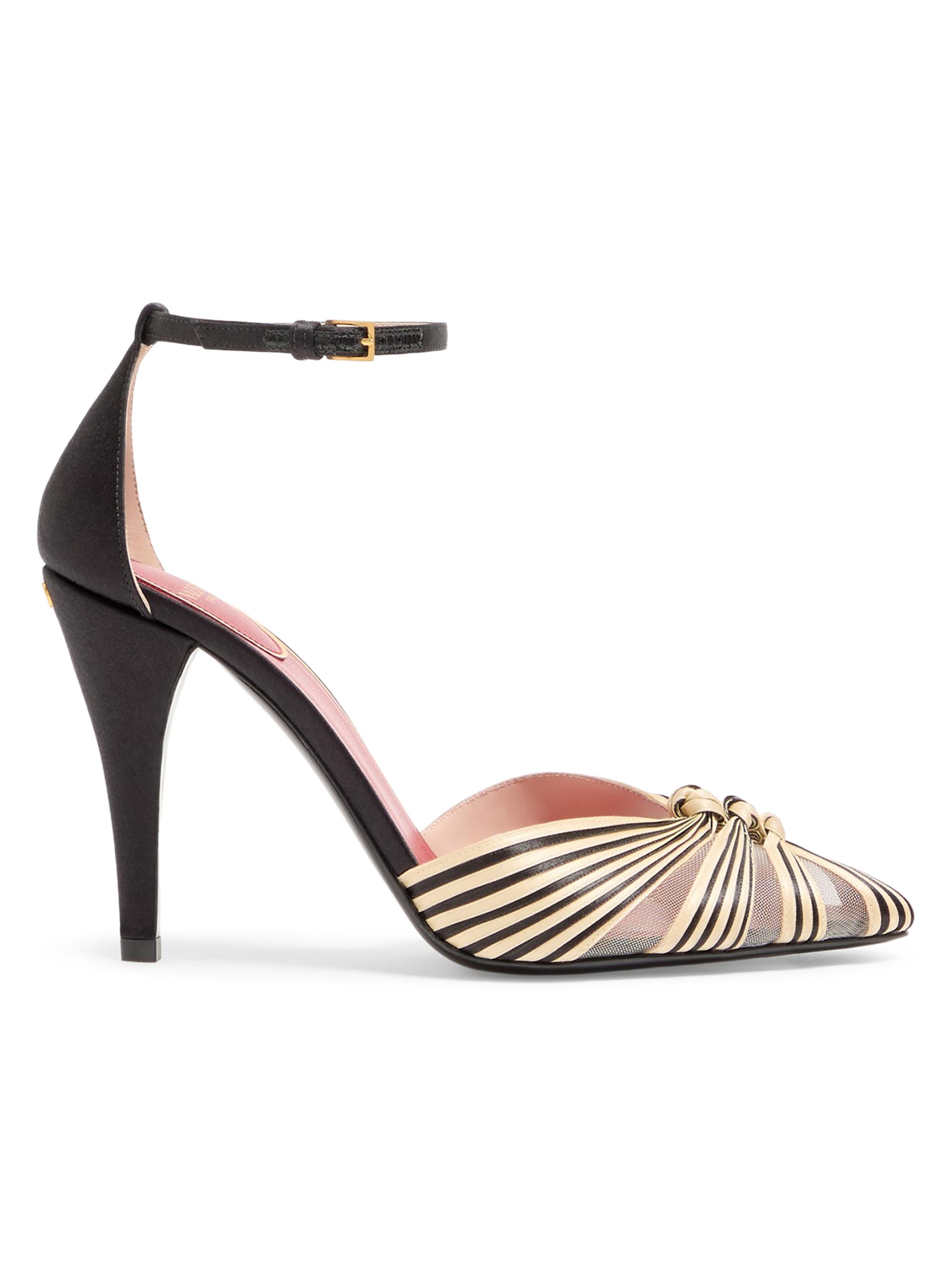 Valentino Garavani Annine Satin 100MM Pumps | Saks Fifth Avenue