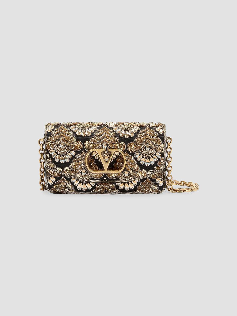 Valentino Garavani Vain Small Embroidered Clutch | Saks Fifth Avenue