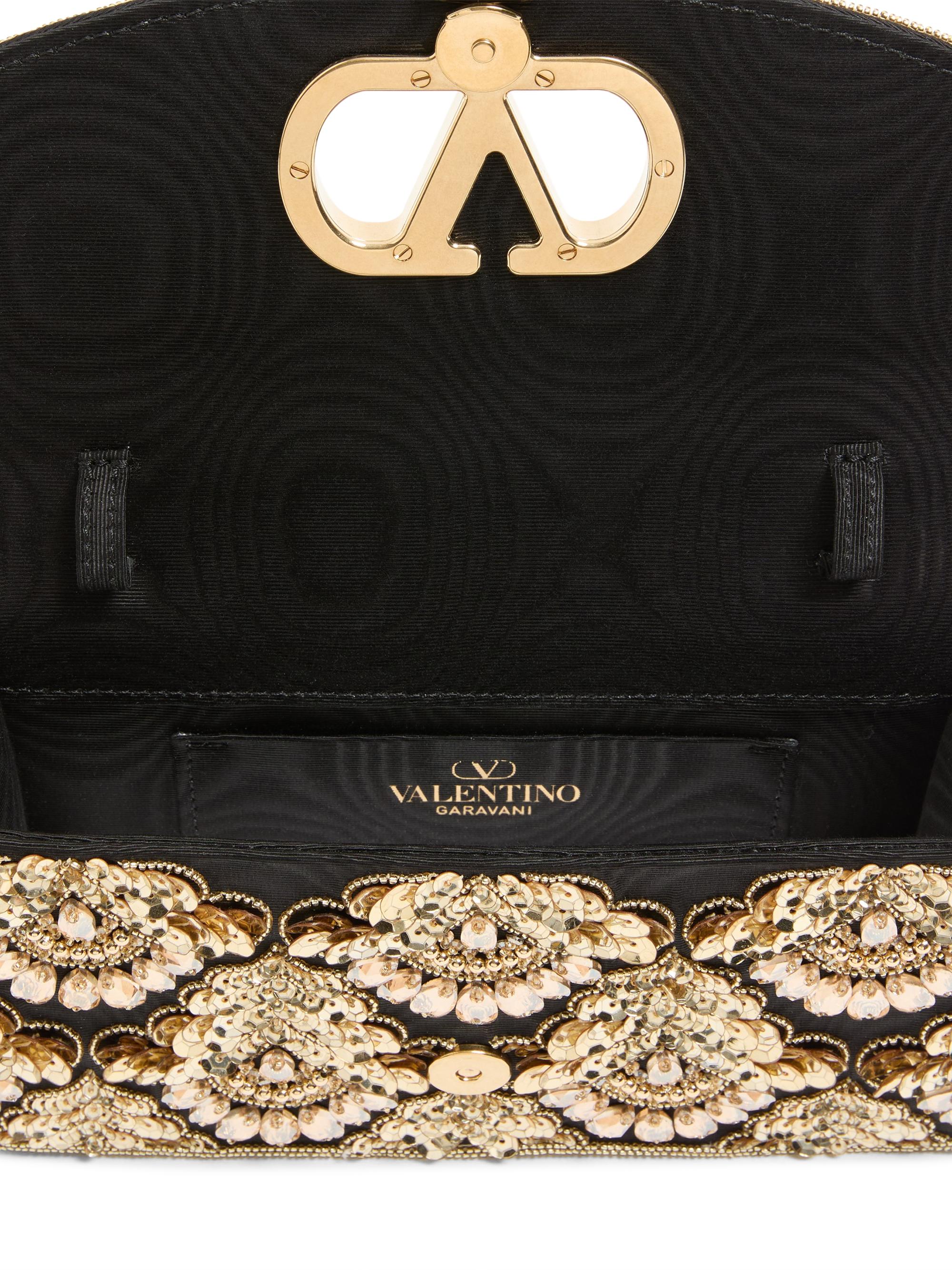 Valentino Garavani Vain Small Embroidered Clutch | Saks Fifth Avenue