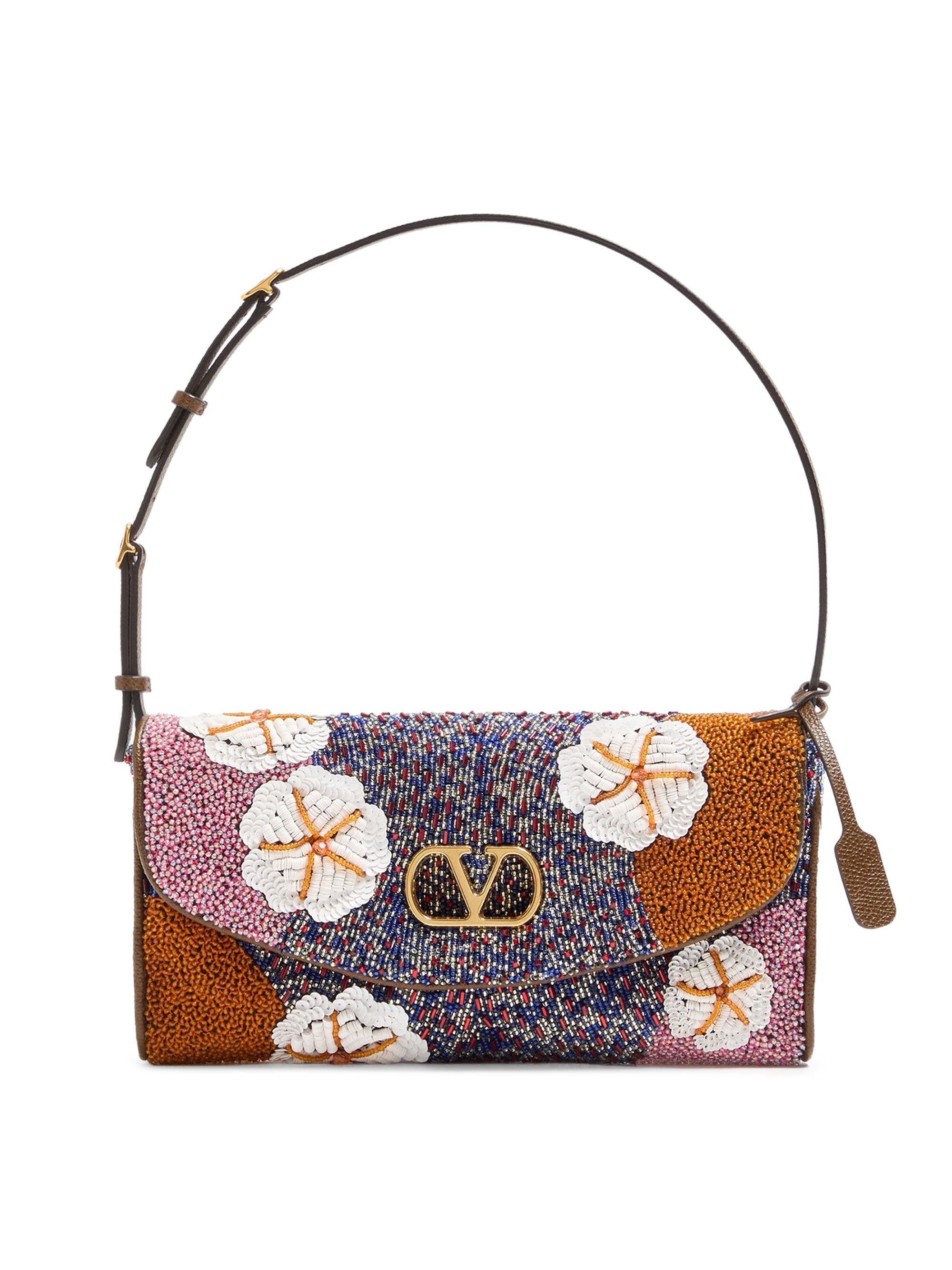 Valentino Garavani Women's Devain  Embroidered Shoulder Bag