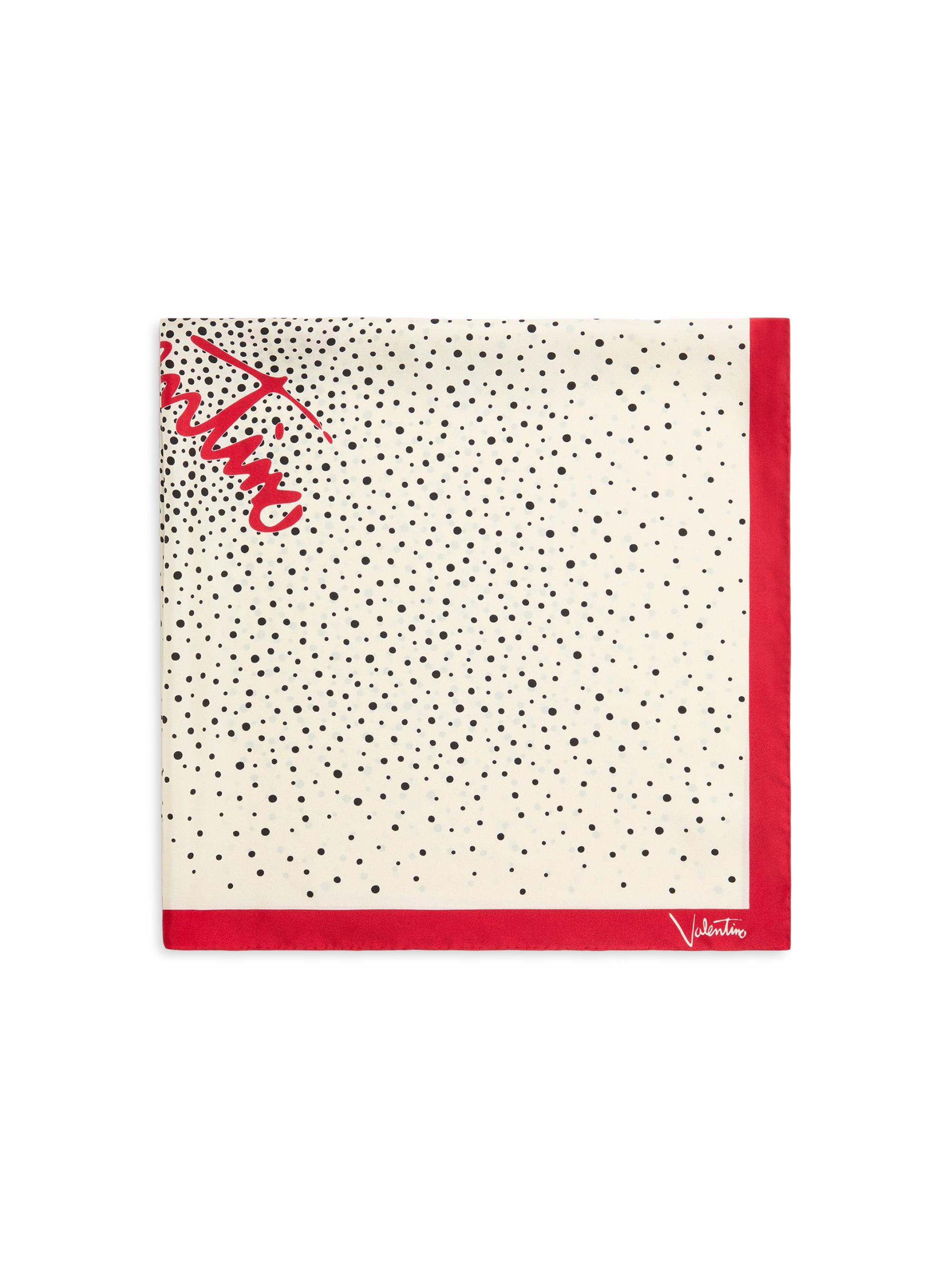 Valentino Garavani Women's Little Stars Starry Silk Scarf - Vanilla