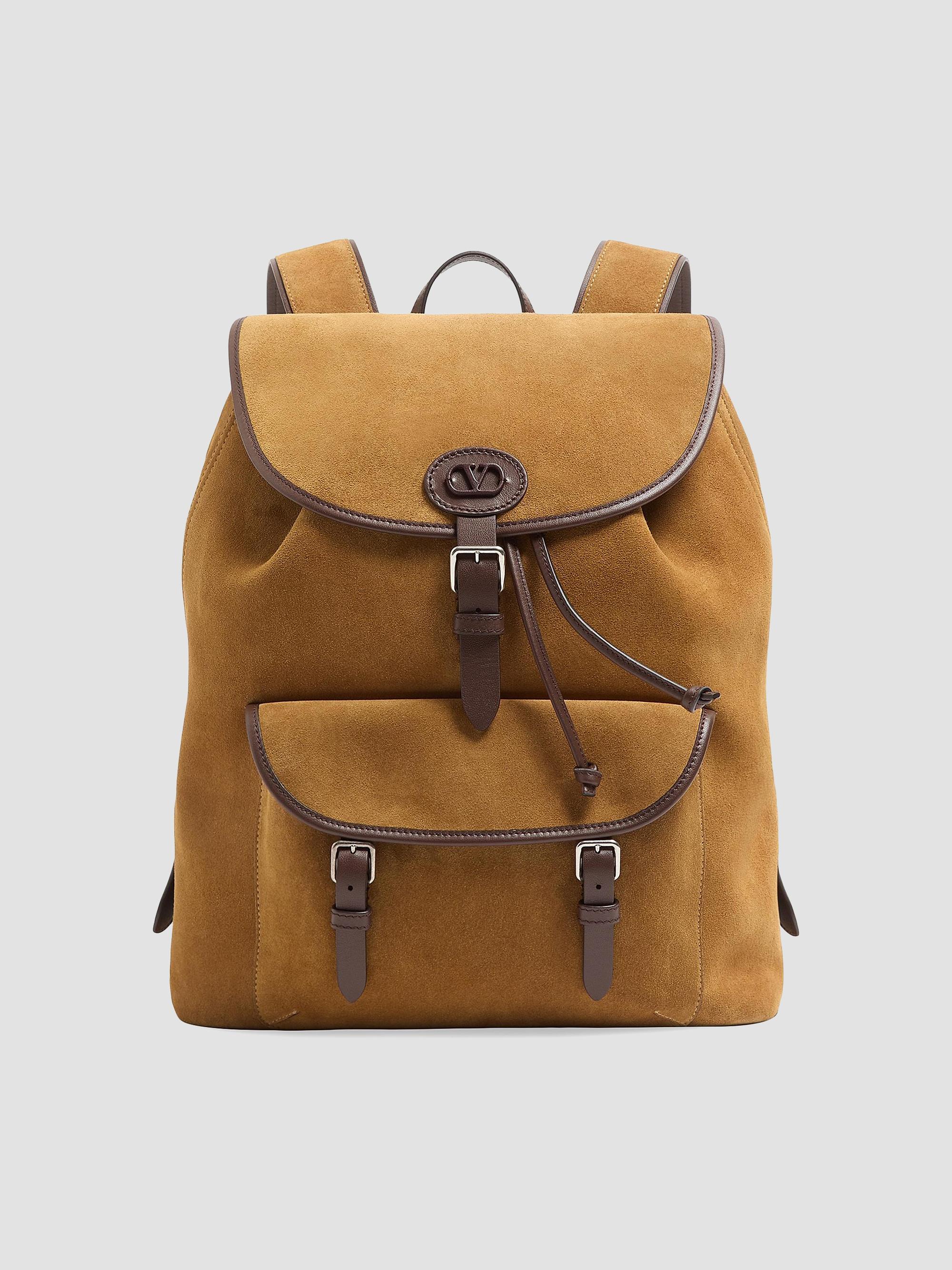 Valentino Garavani Men's Antibes Suede Backpack - Testa Di Moro | Thumbnail 11