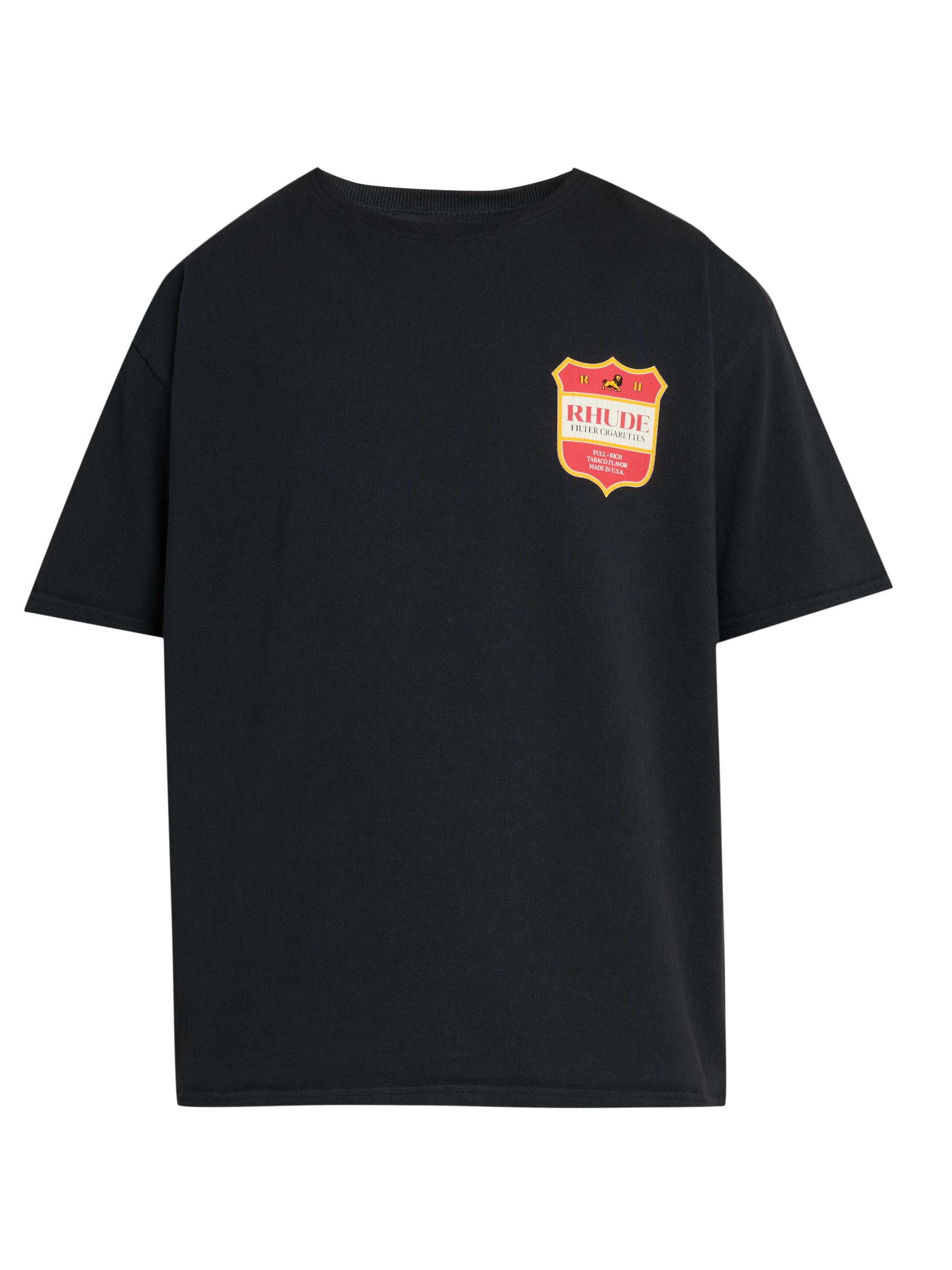 Rhude Men's Filtaro Crest T-Shirt - Vintage White Red - Women's Clothing