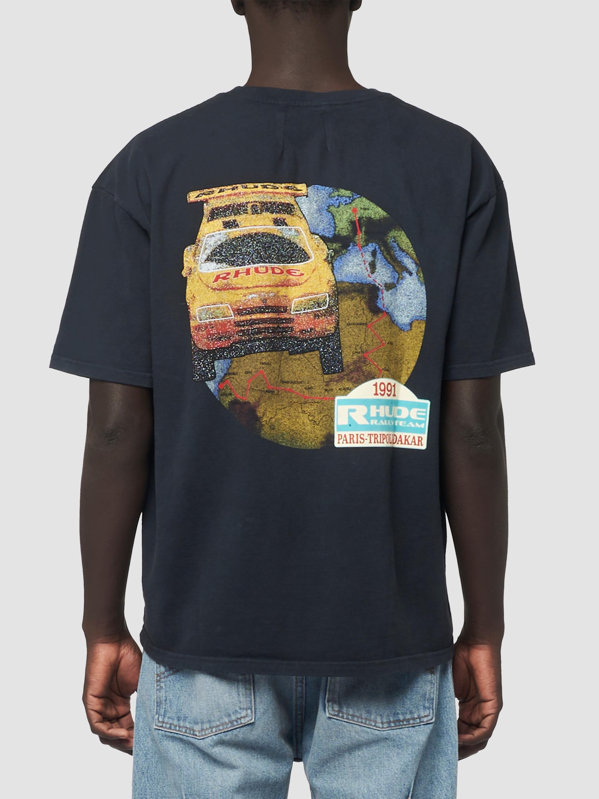 ボネクド　Tシャツ　リウ Rhude Tripoli Rally Team Crewneck T-Shirt | Saks Fifth Avenue