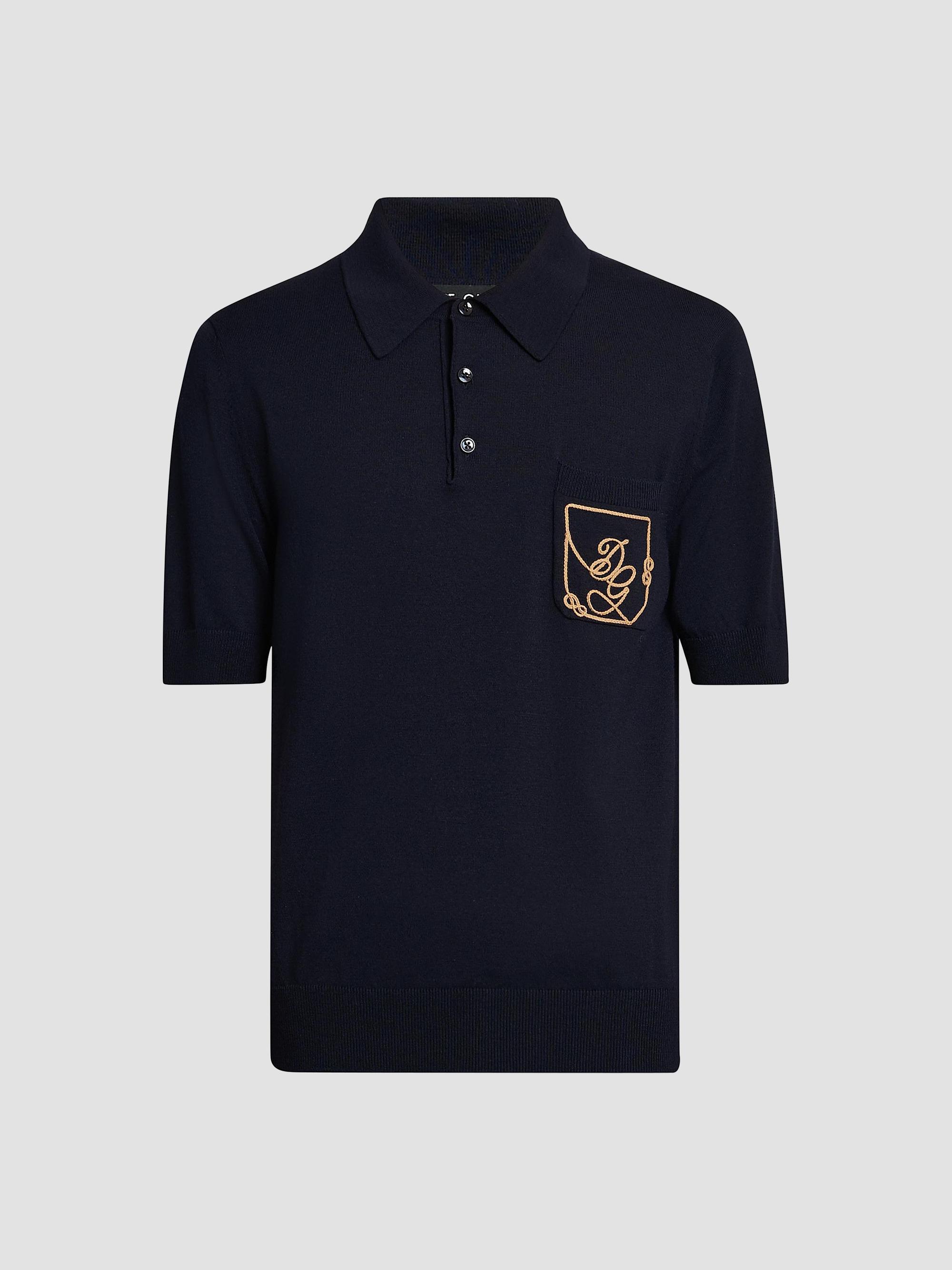 Valentino Garavani Cotton Piqué Polo Shirt with VG Embroidery
