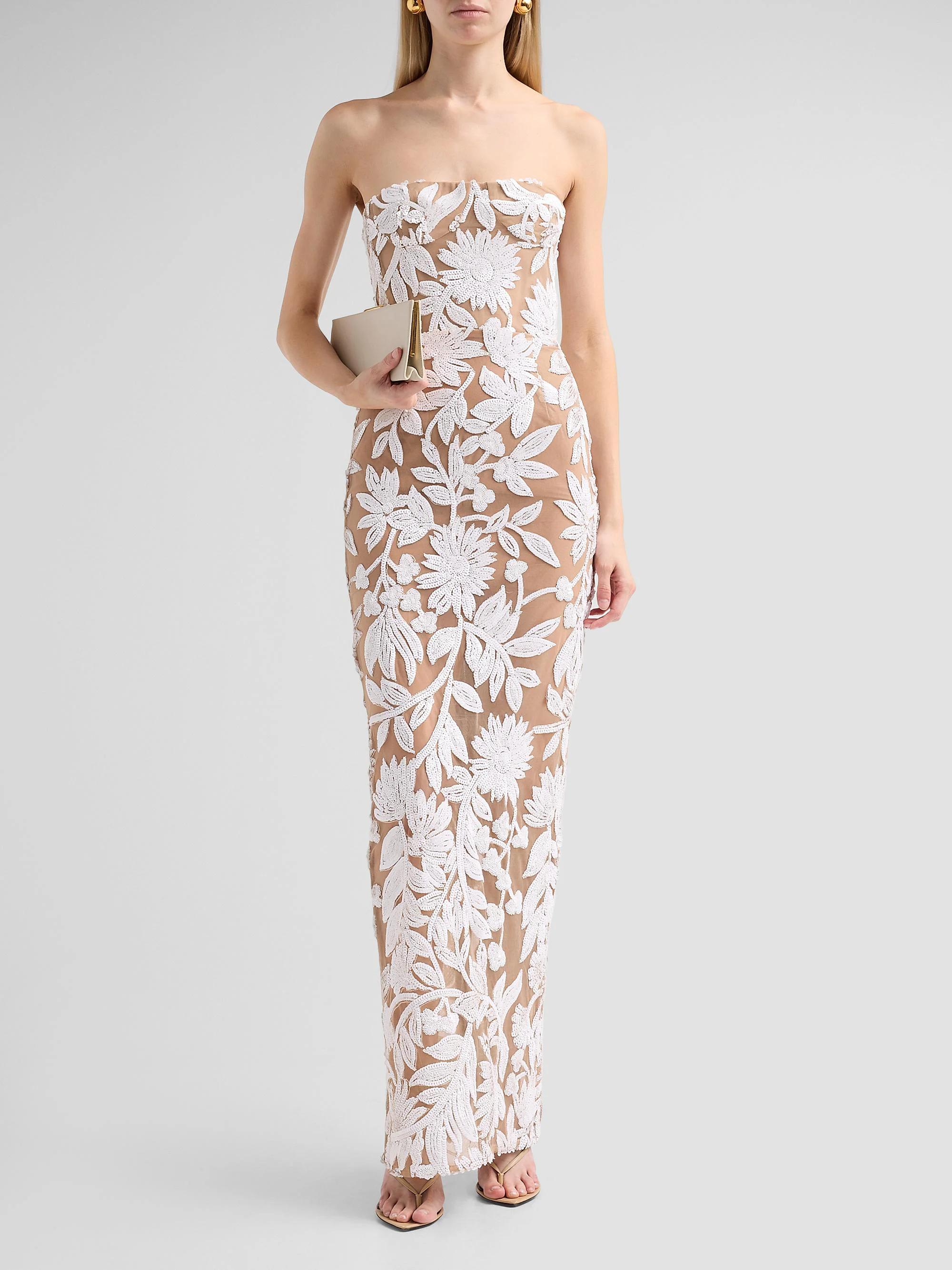 Bronx Banco Dahlia Strapless Maxi Dress | Saks Fifth Avenue