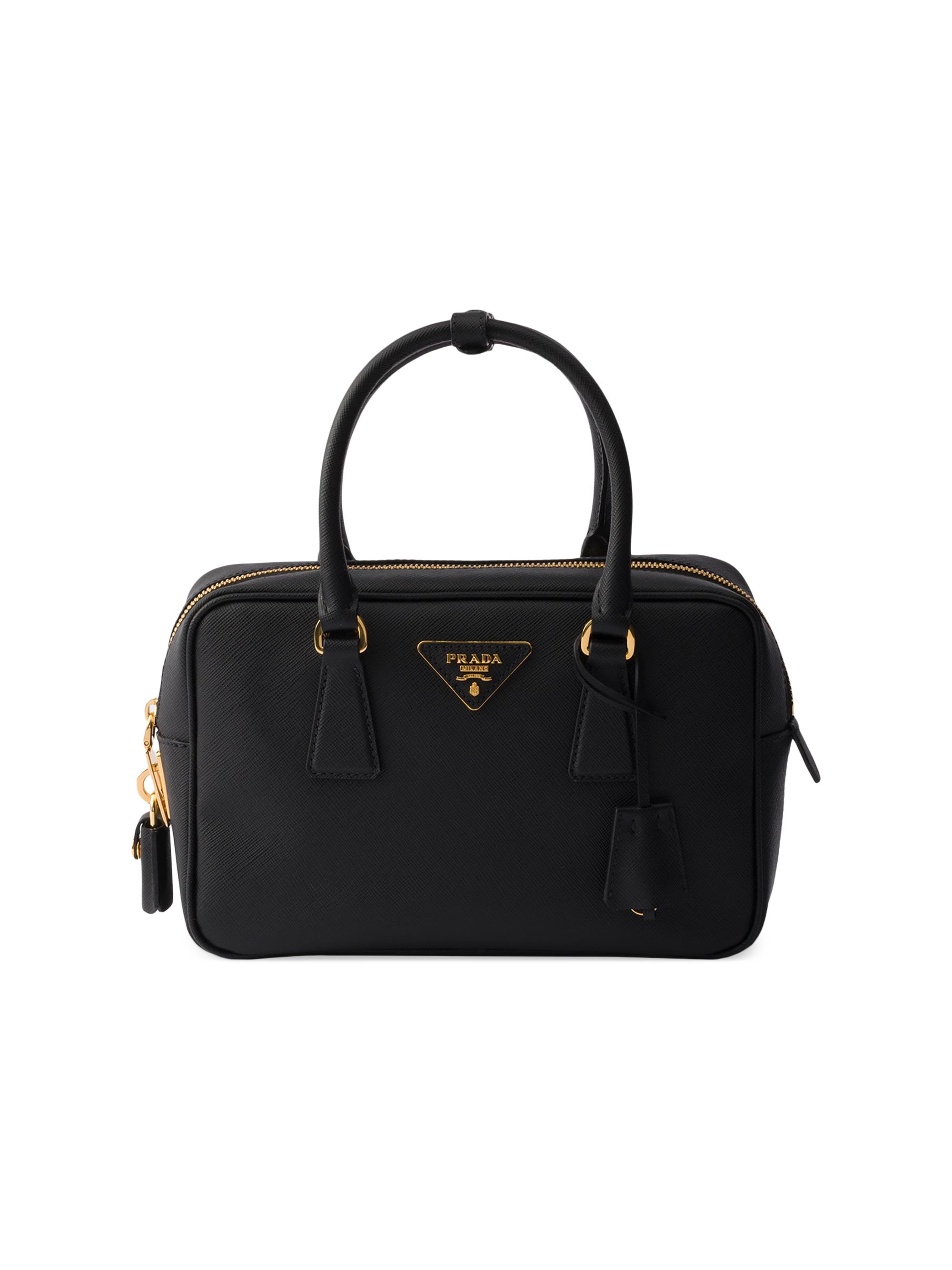 Prada Small Saffiano Leather Panier Top Handle Bag | Saks Fifth Avenue