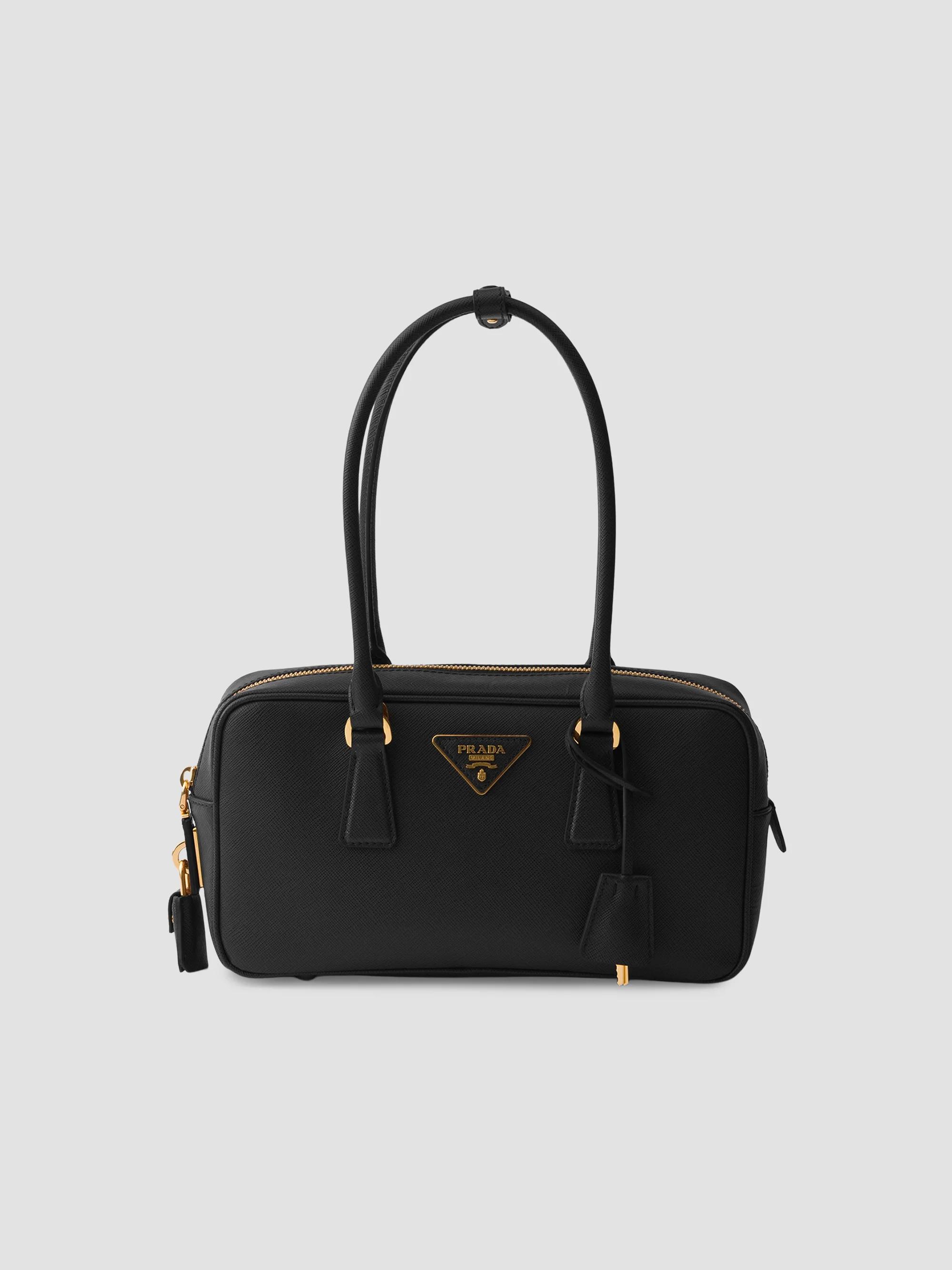 Prada Bonnie Medium Leather Top Handle Bag | Saks Fifth Avenue