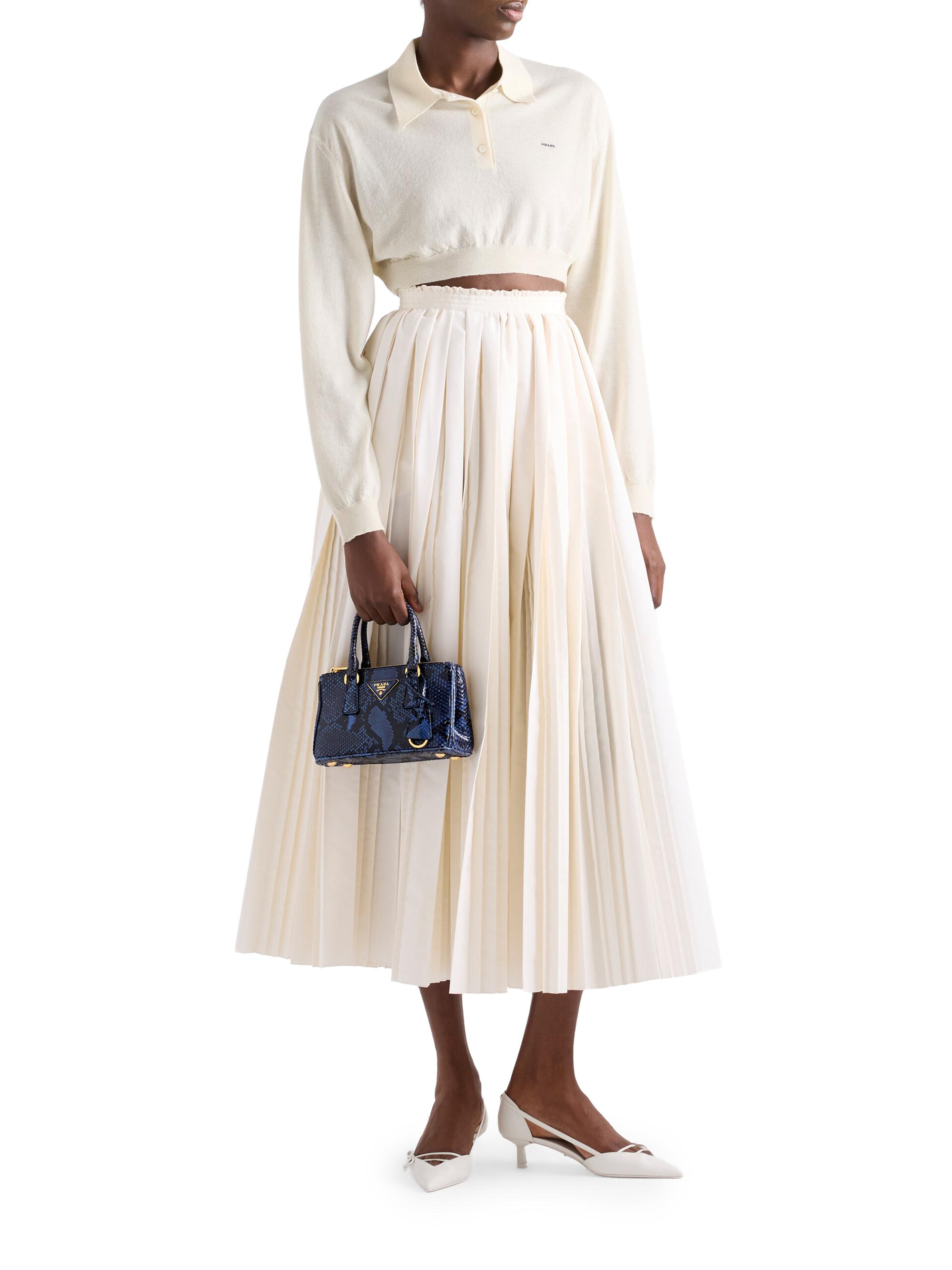 Prada Galleria Python Leather Top Handle Bag | Saks Fifth Avenue