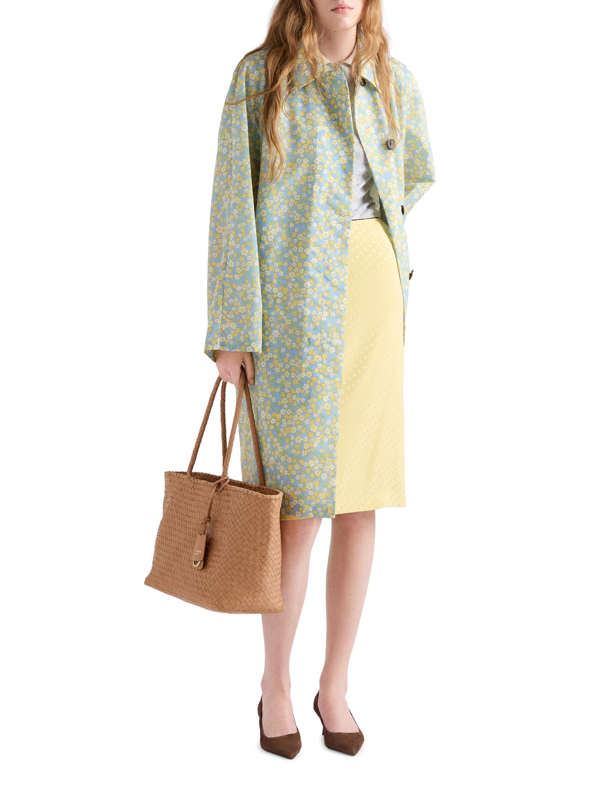 Prada Women's  Leather Tote Bag - Beige Khaki