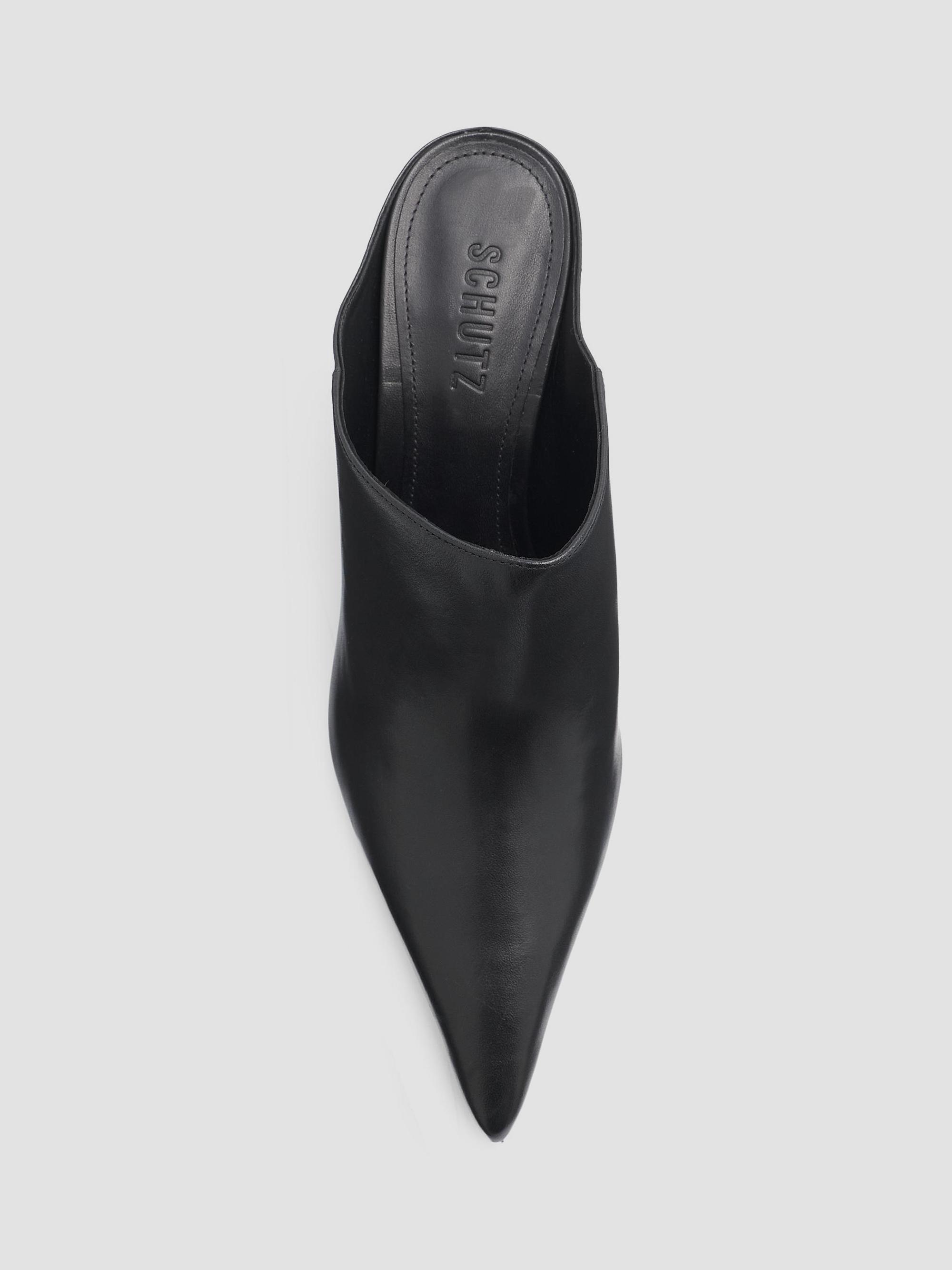 Schutz Eleanor Leather Mules | Saks Fifth Avenue