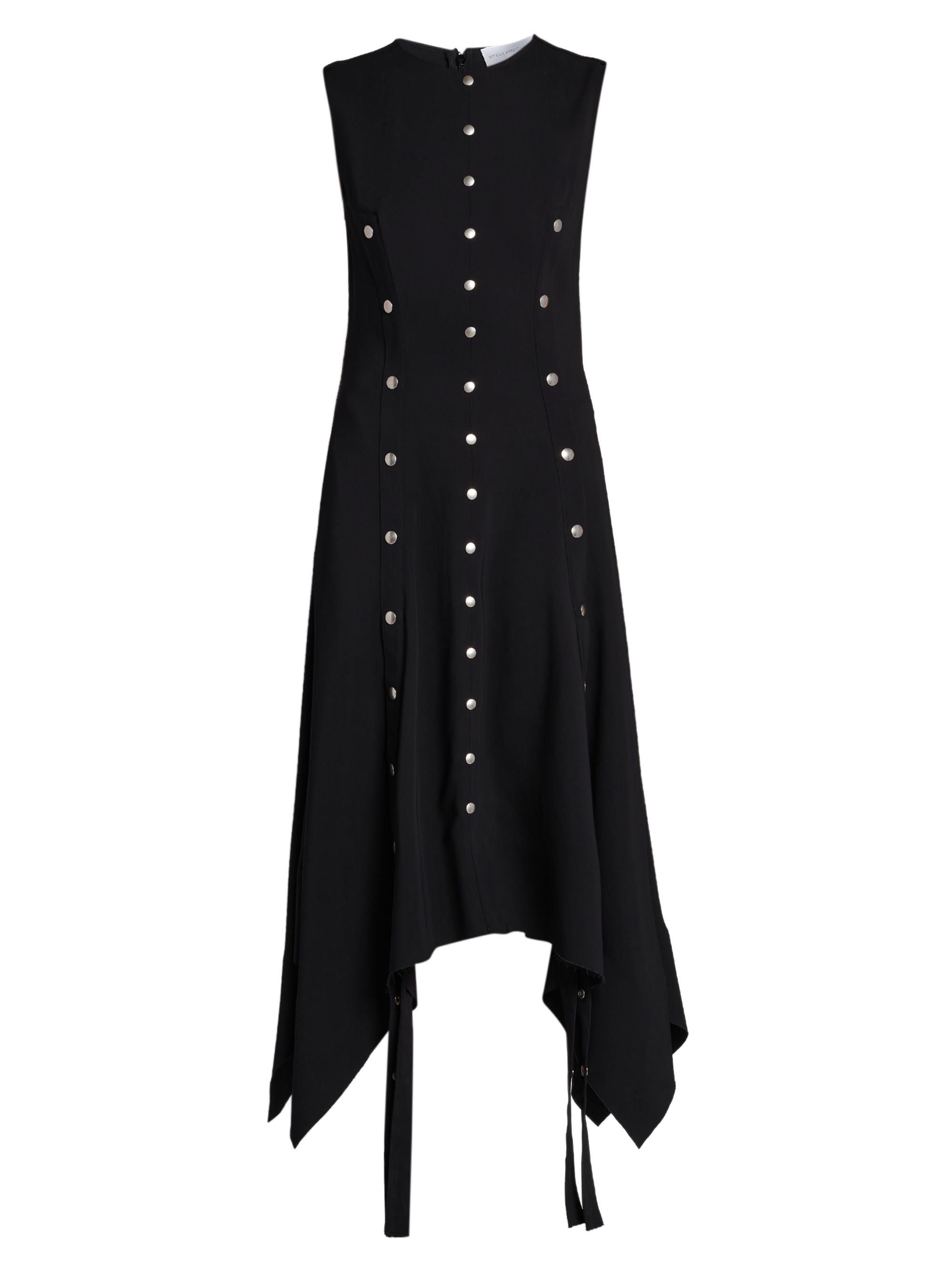 Stella McCartney Women's Snapped Sleeveless Midi Dress - Black | Thumbnail 7
