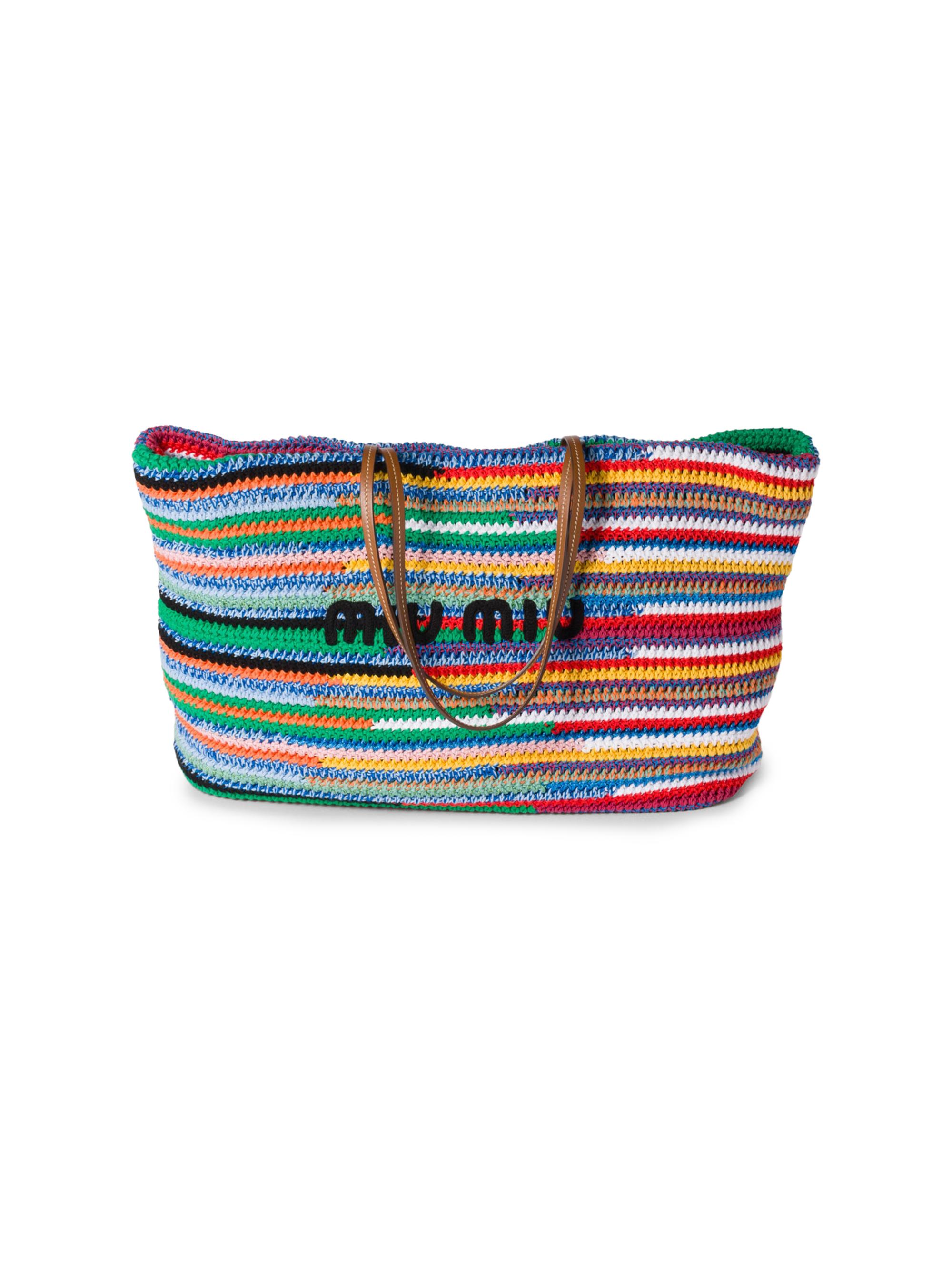 Miu Miu Women's Crochet Tote Bag