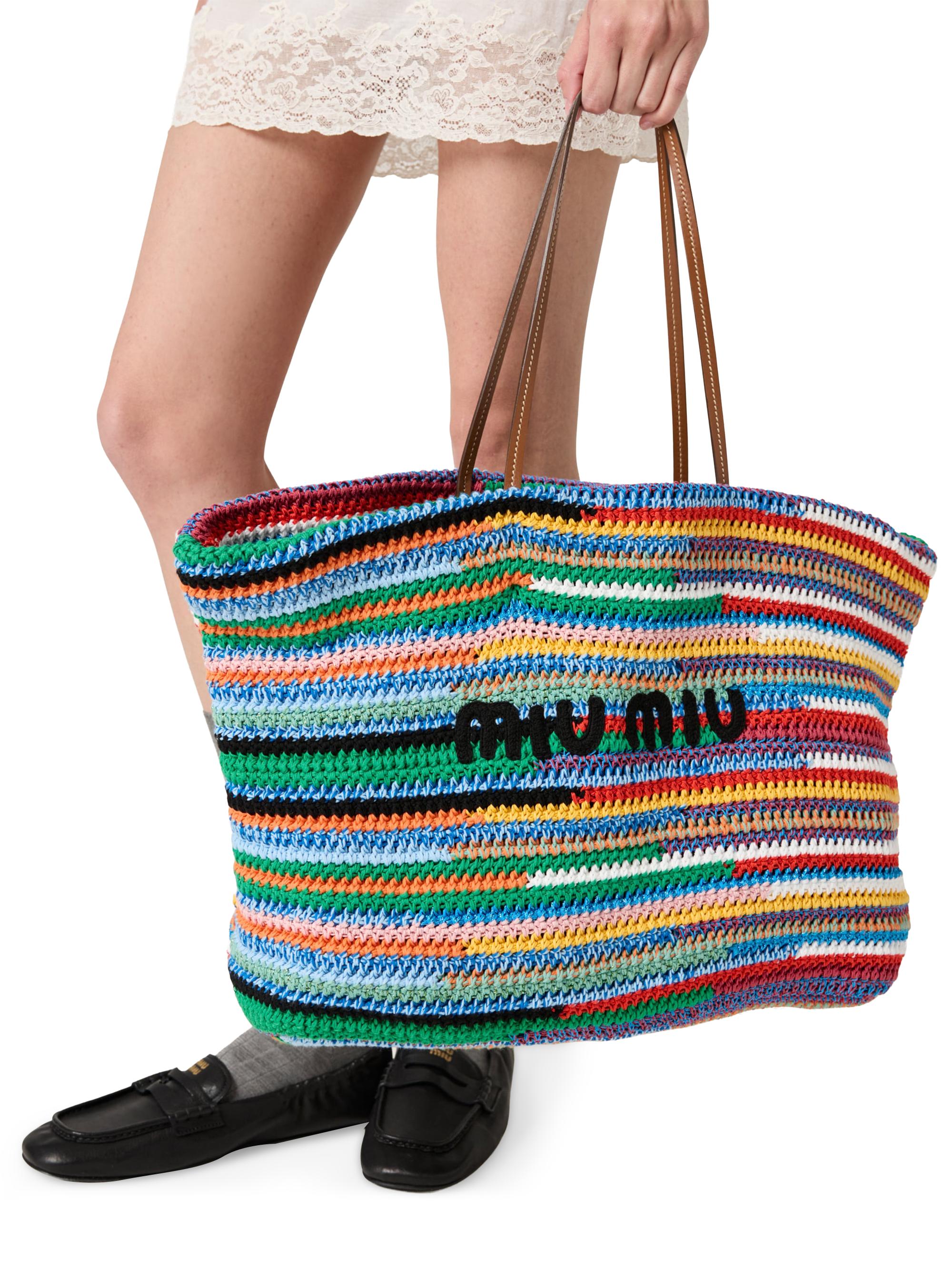 Miu Miu Crochet Tote Bag | Saks Fifth Avenue