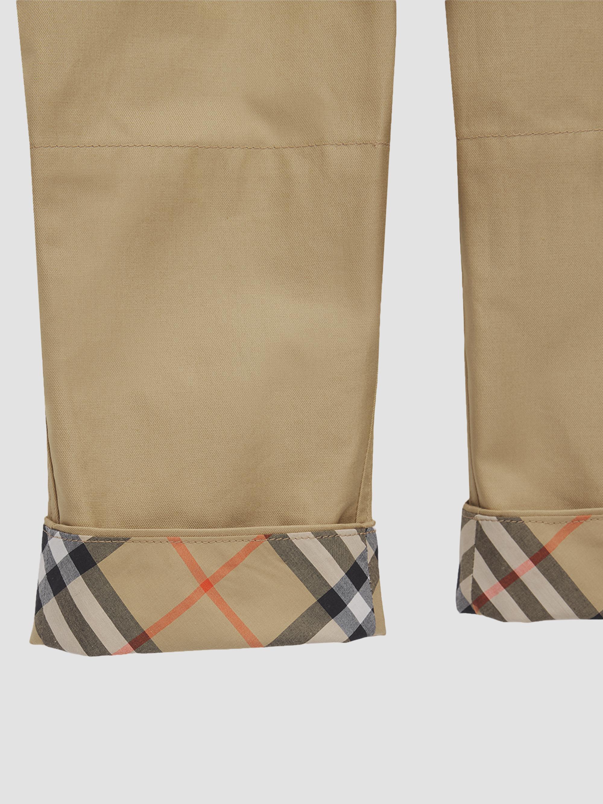 Burberry Baby Boy's, Little Boy's & Boy's Sheldon Check Cuff Pants - Sand 6 Months | Thumbnail 3