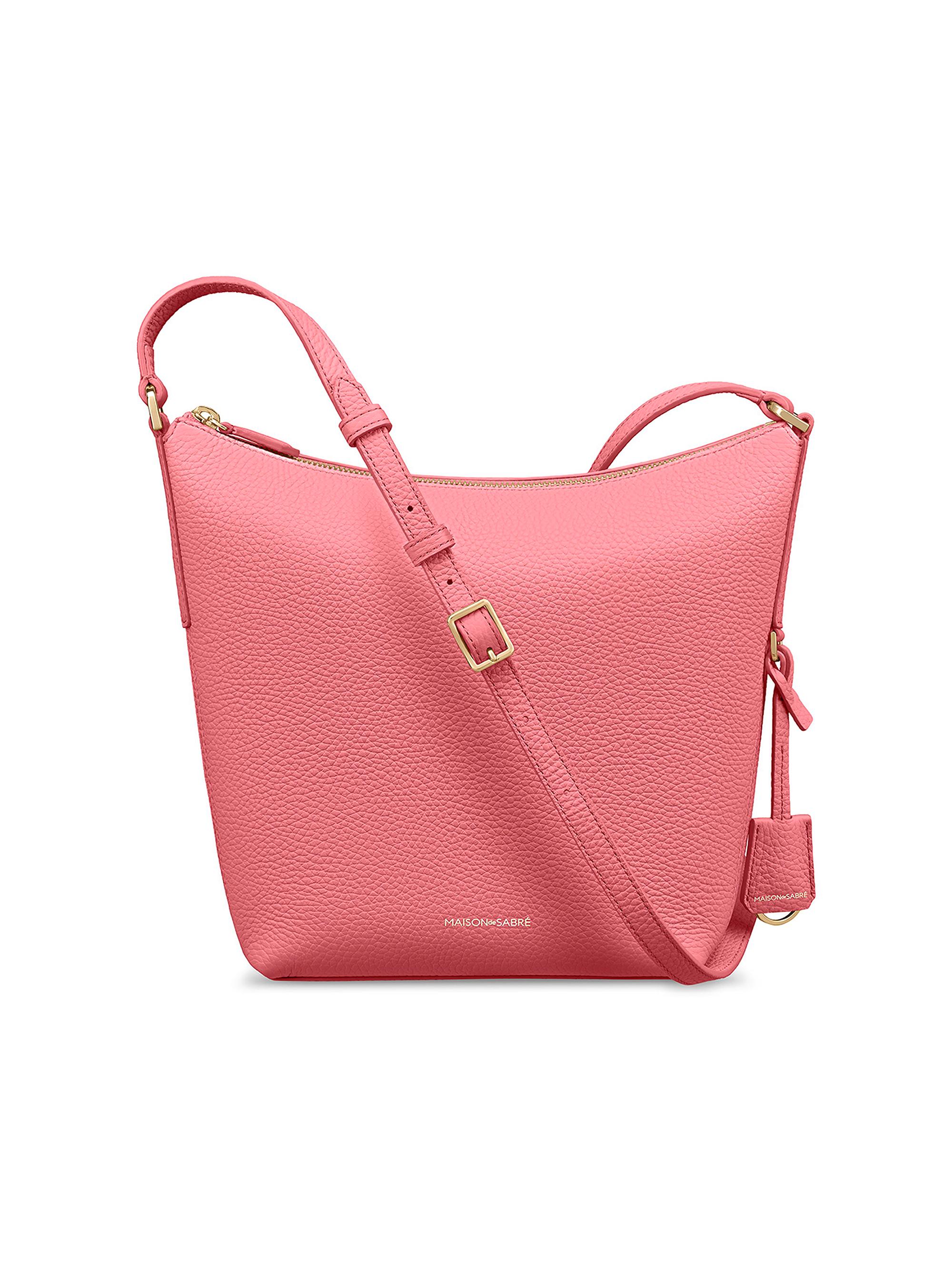 Maison de Sabre Women's The Zipped Crossbody Bag - Candy Pink | Thumbnail 10