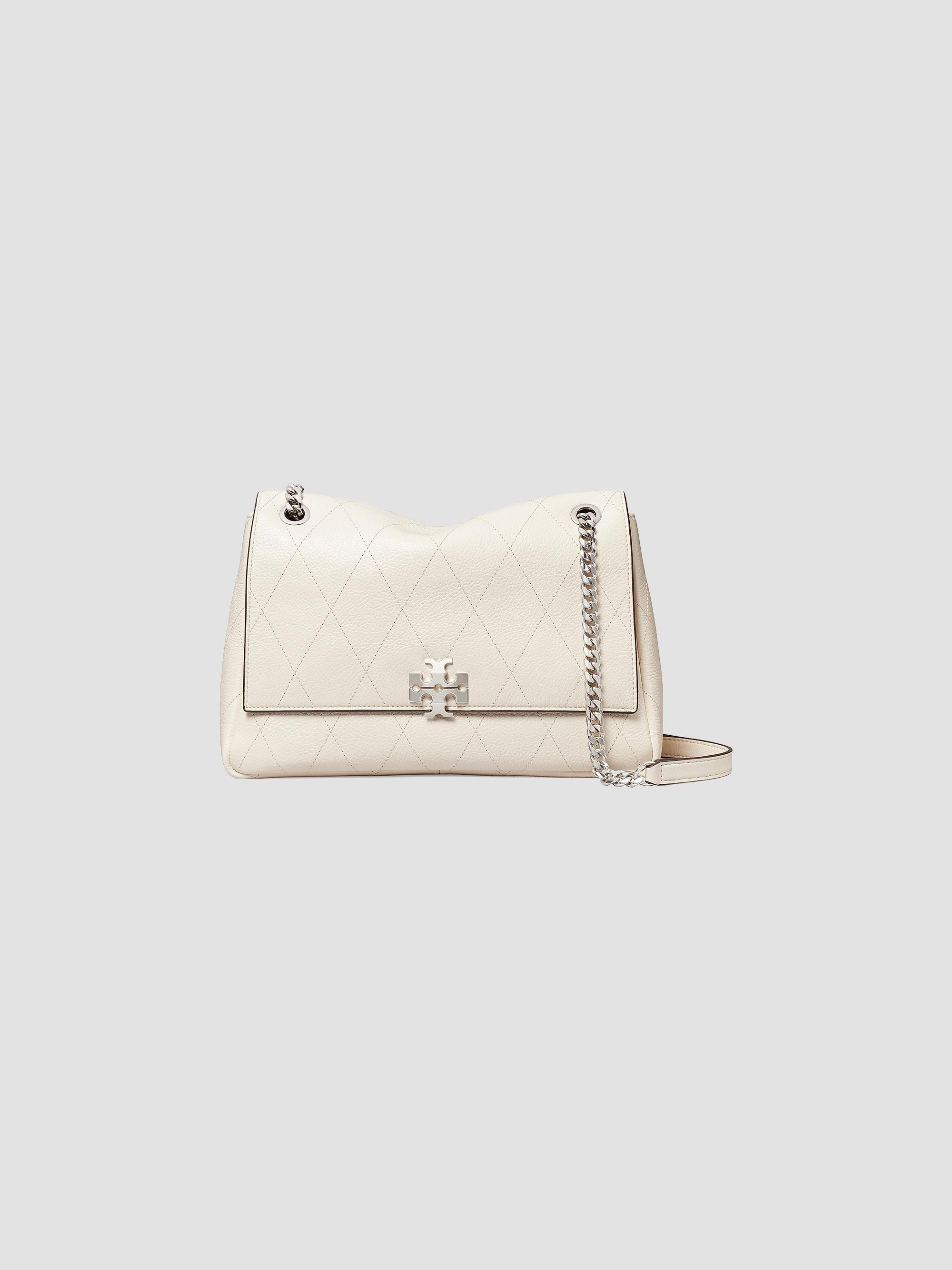 Tory Burch Women's Charlie Quilted Leather Crossbody Bag - Light Cream | Thumbnail 7