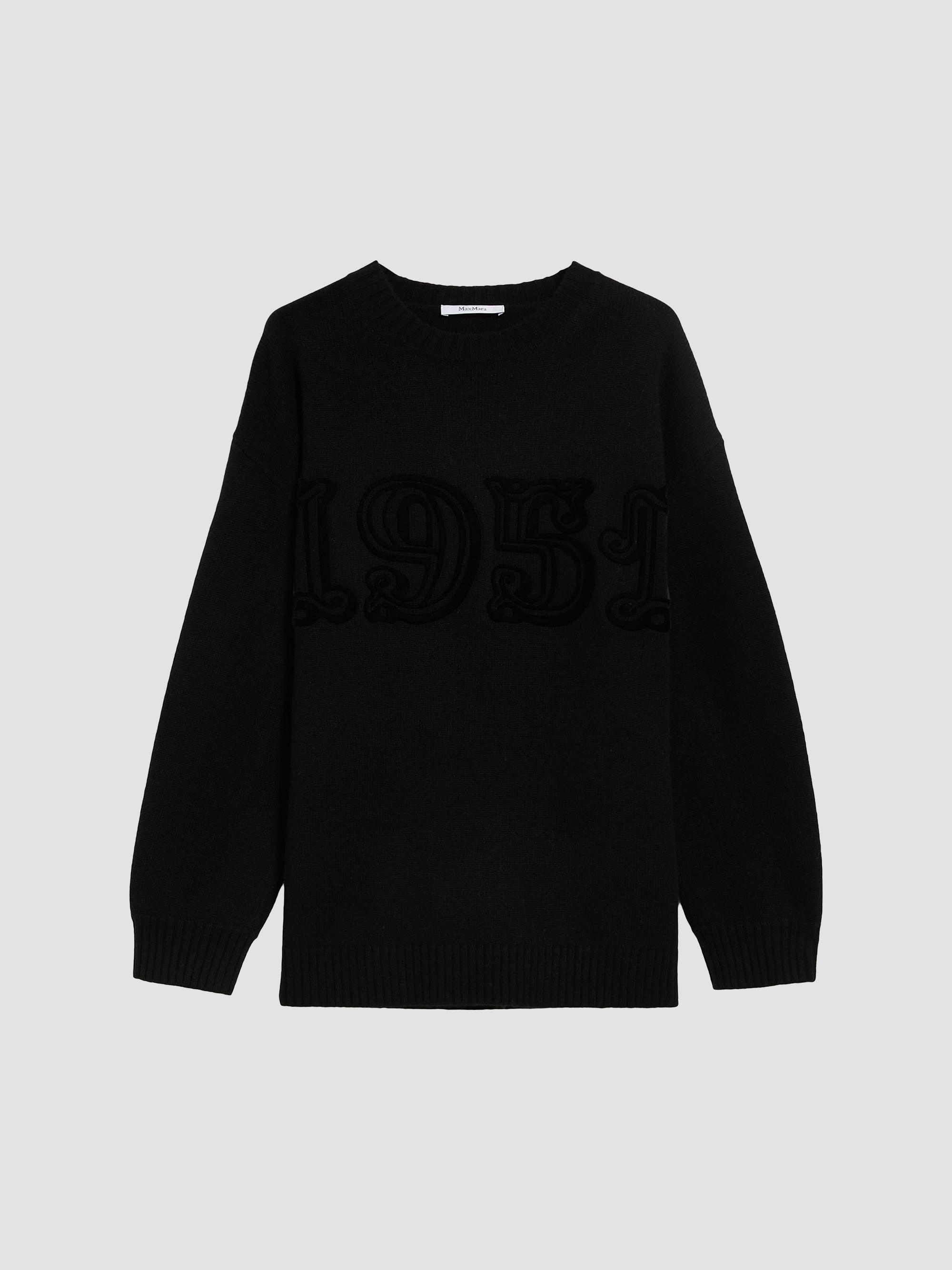 Max Mara Women's Wool and Cashmere Jumper - Black | Thumbnail 6