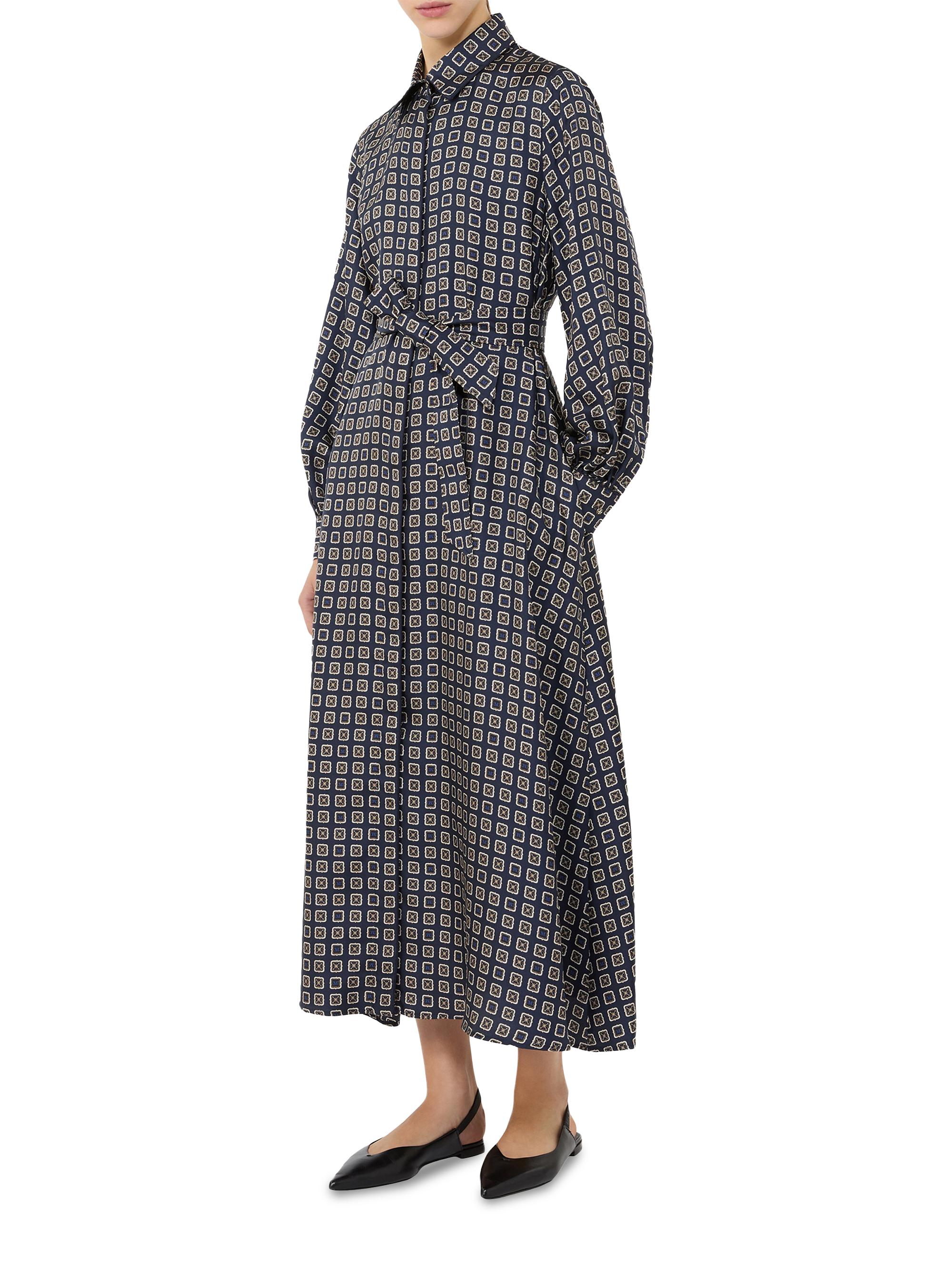 max mara printed silk dress Max Mara | Woman - Printed silk tunic dress - Gold
