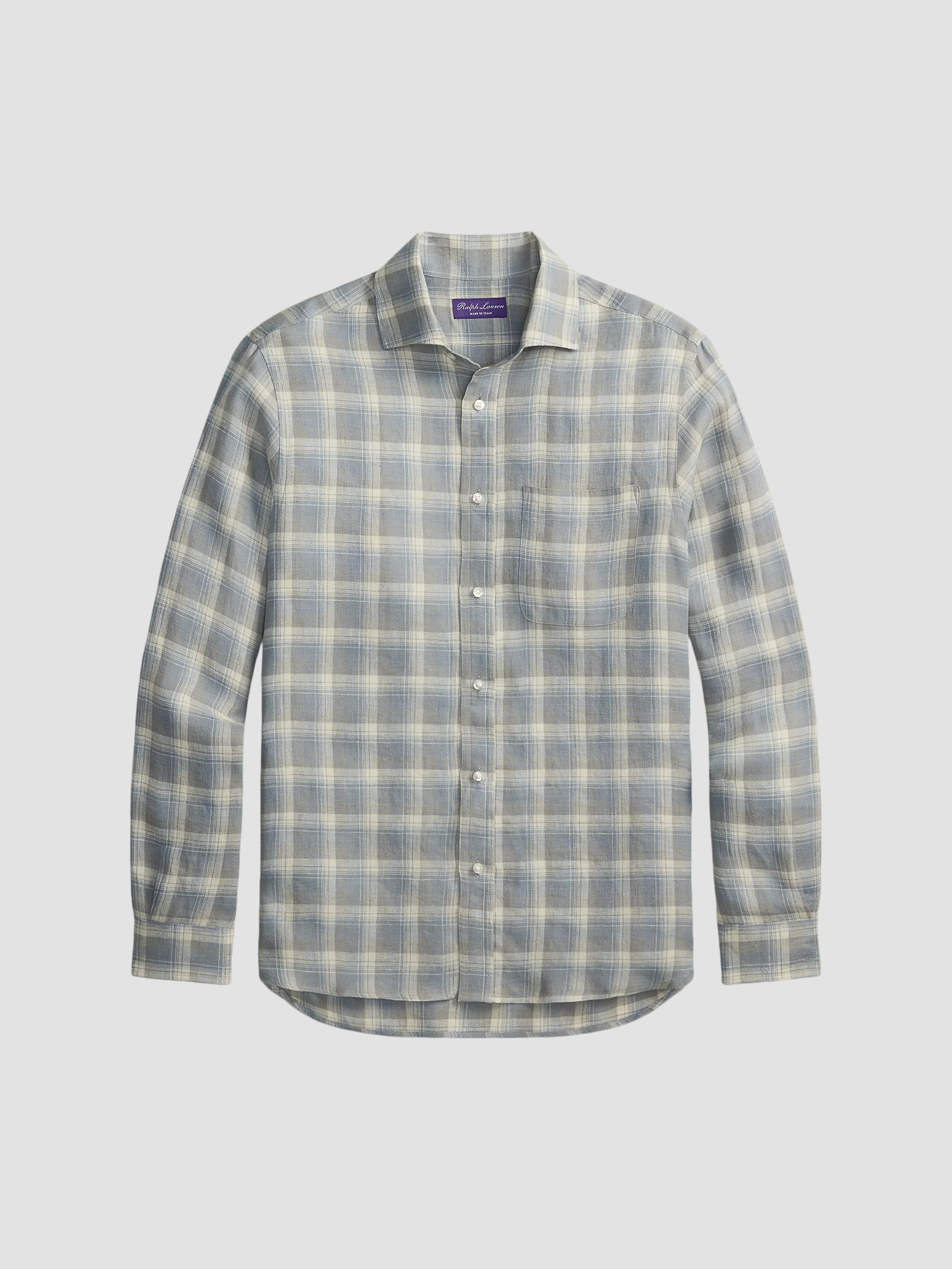 Ralph Lauren Purple Label Striped Linen Shirt | Saks Fifth Avenue
