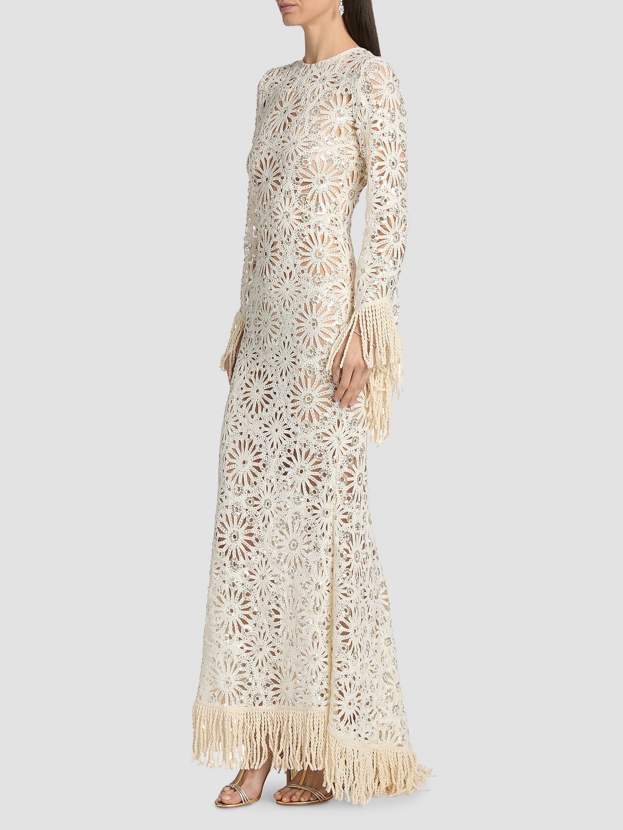 Bronx Banco Women's Mia Crocheted Maxi Dress - | Thumbnail 4