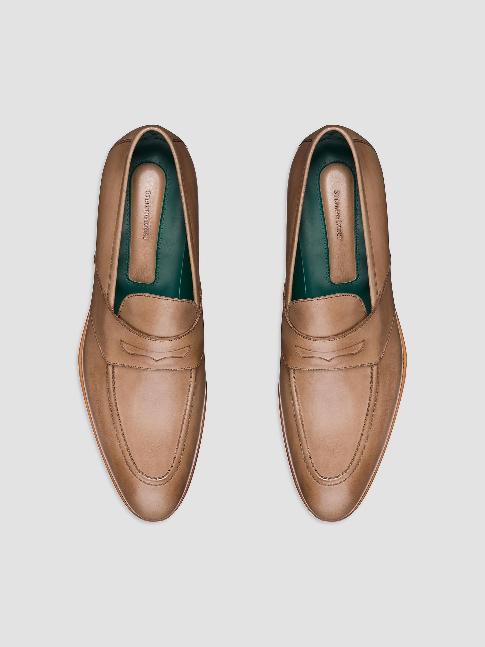 Stefano Ricci Antique Calfskin Leather Loafers | Saks Fifth  display picture 1