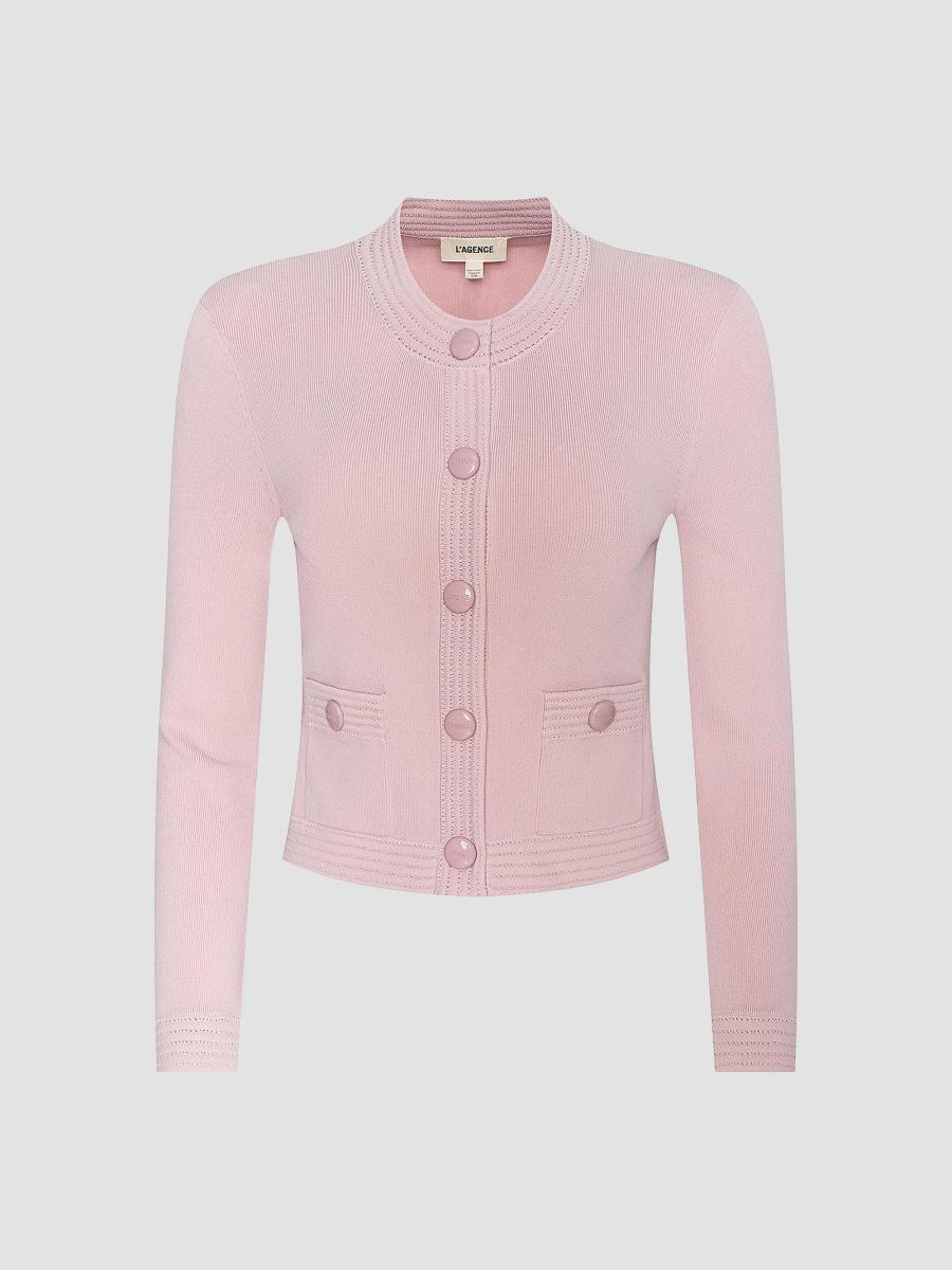 L'AGENCE Patsy Crop Cardigan | Saks Fifth Avenue