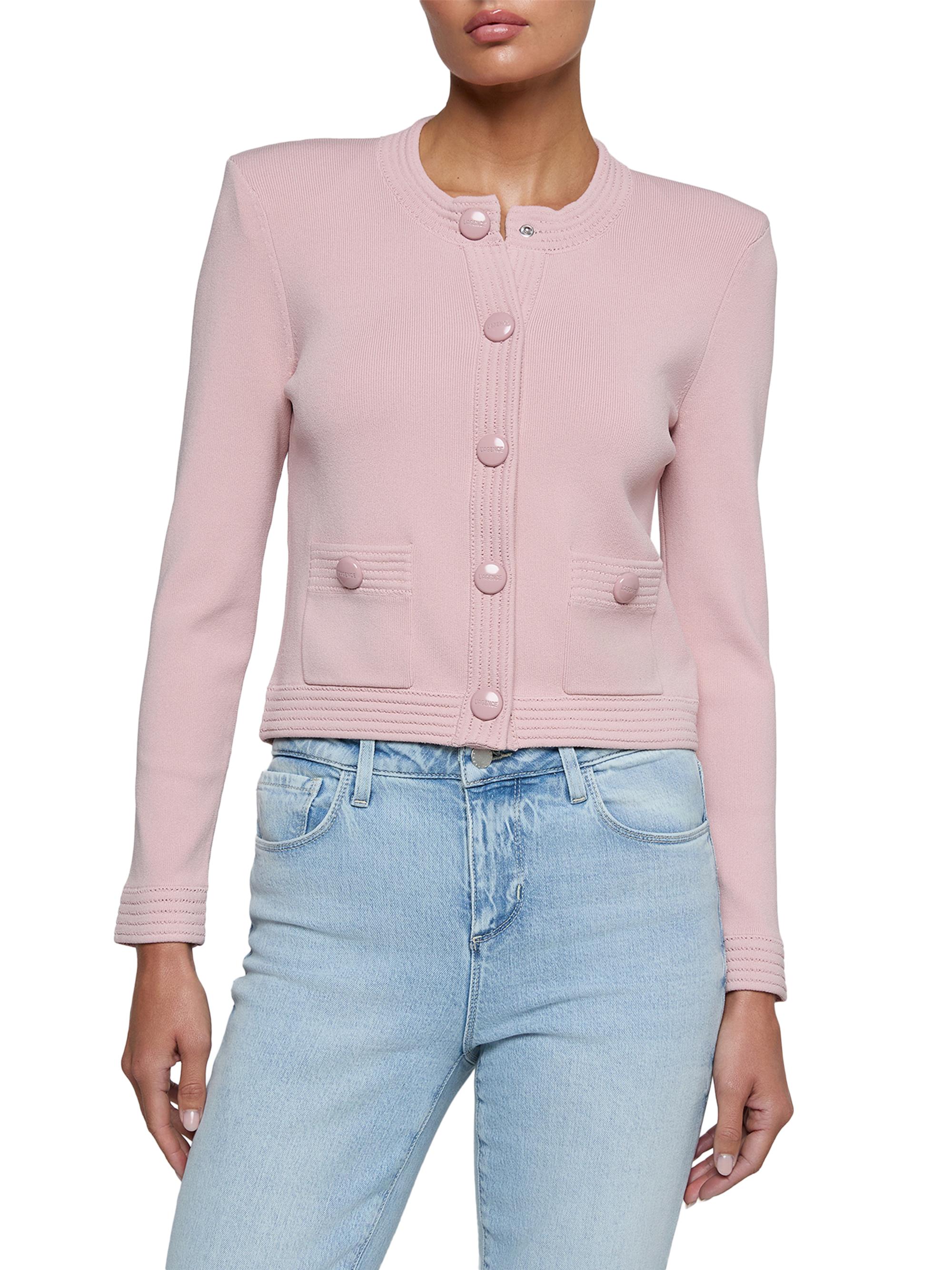 L'AGENCE Patsy Crop Cardigan | Saks Fifth Avenue