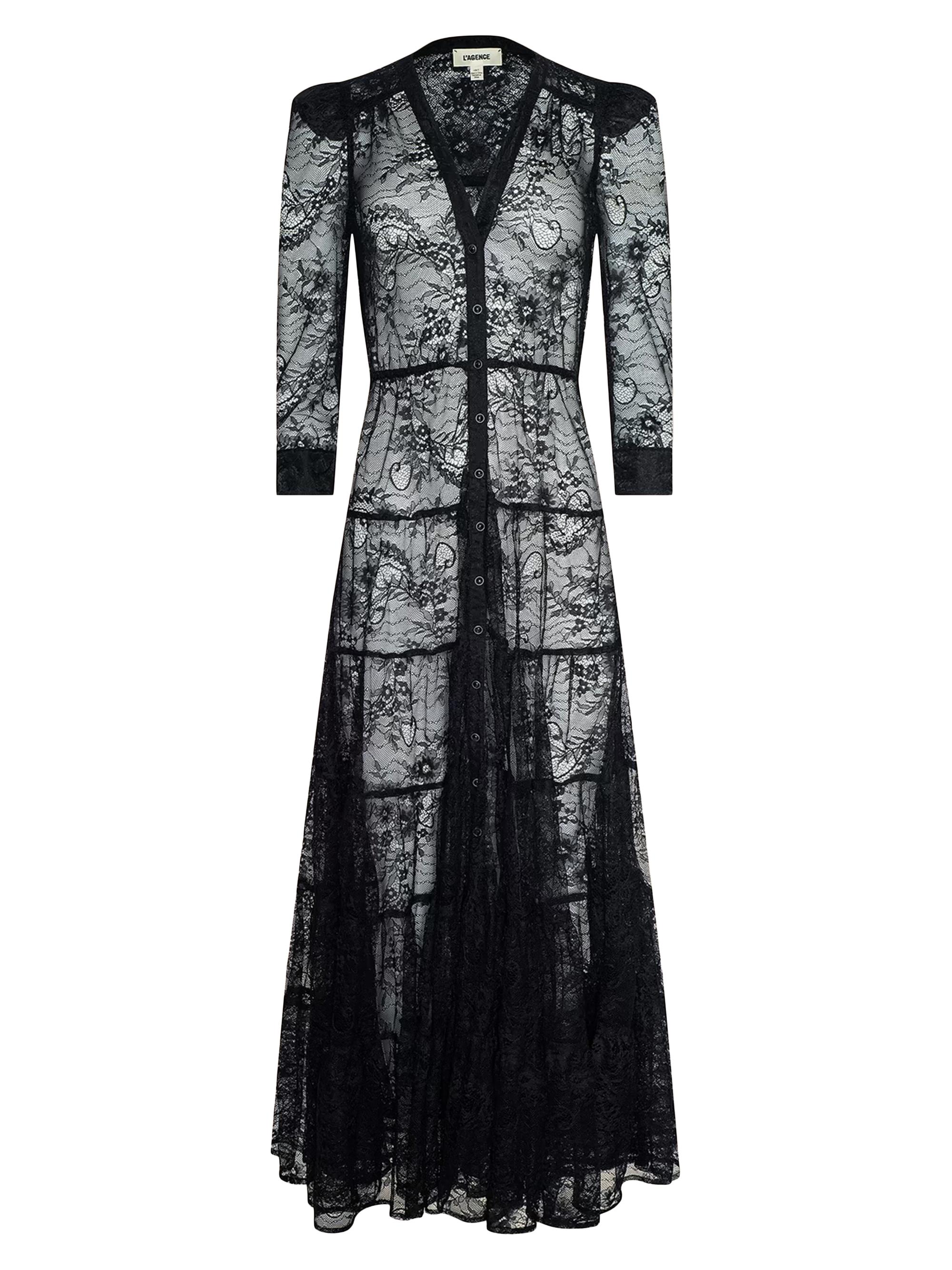 Farm Rio Nature Guipure Midi-Dress | Saks Fifth Avenue