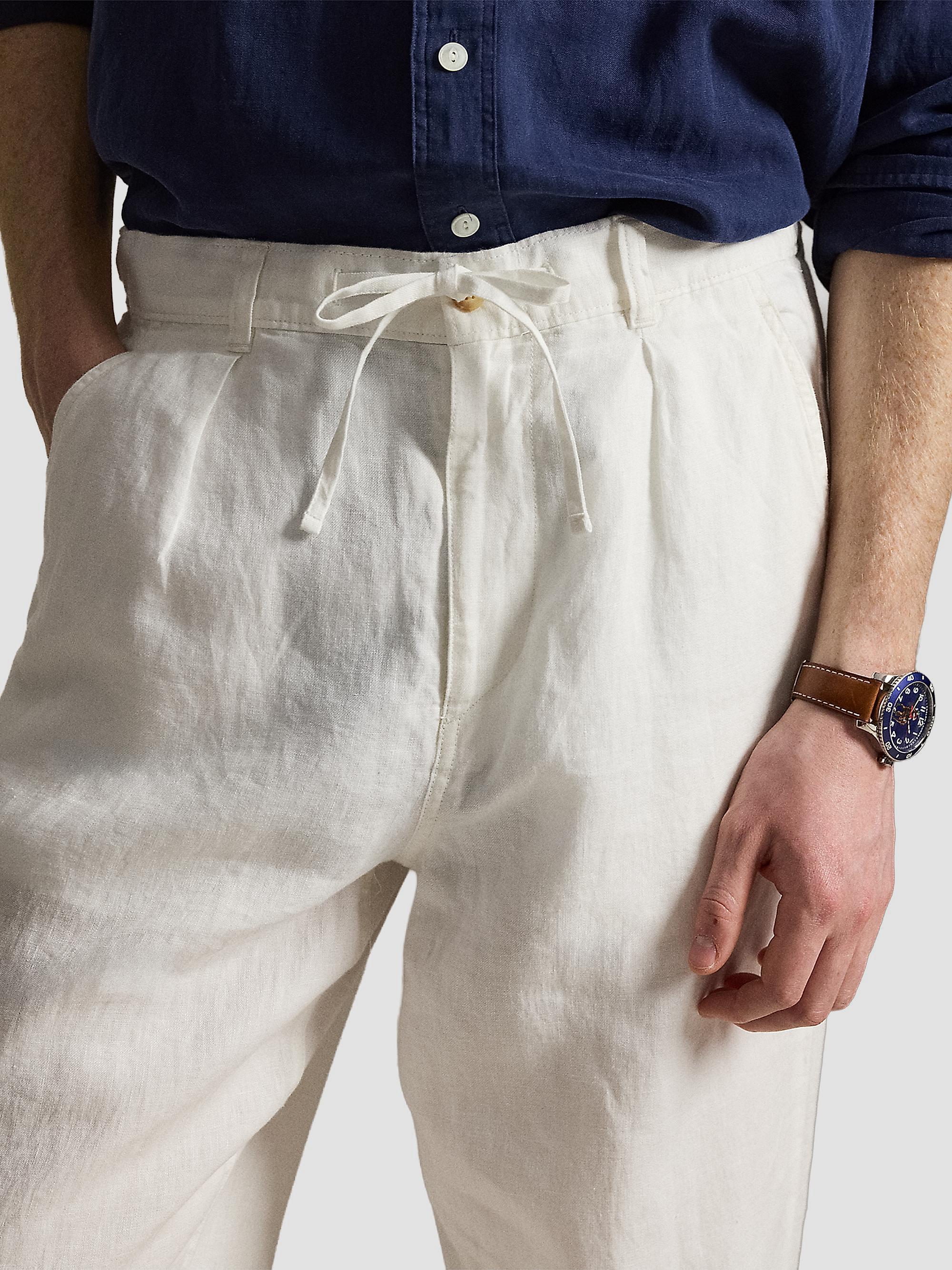 Polo Ralph Lauren Lateef Relaxed-Fit Linen Pants | Saks Fifth Avenue