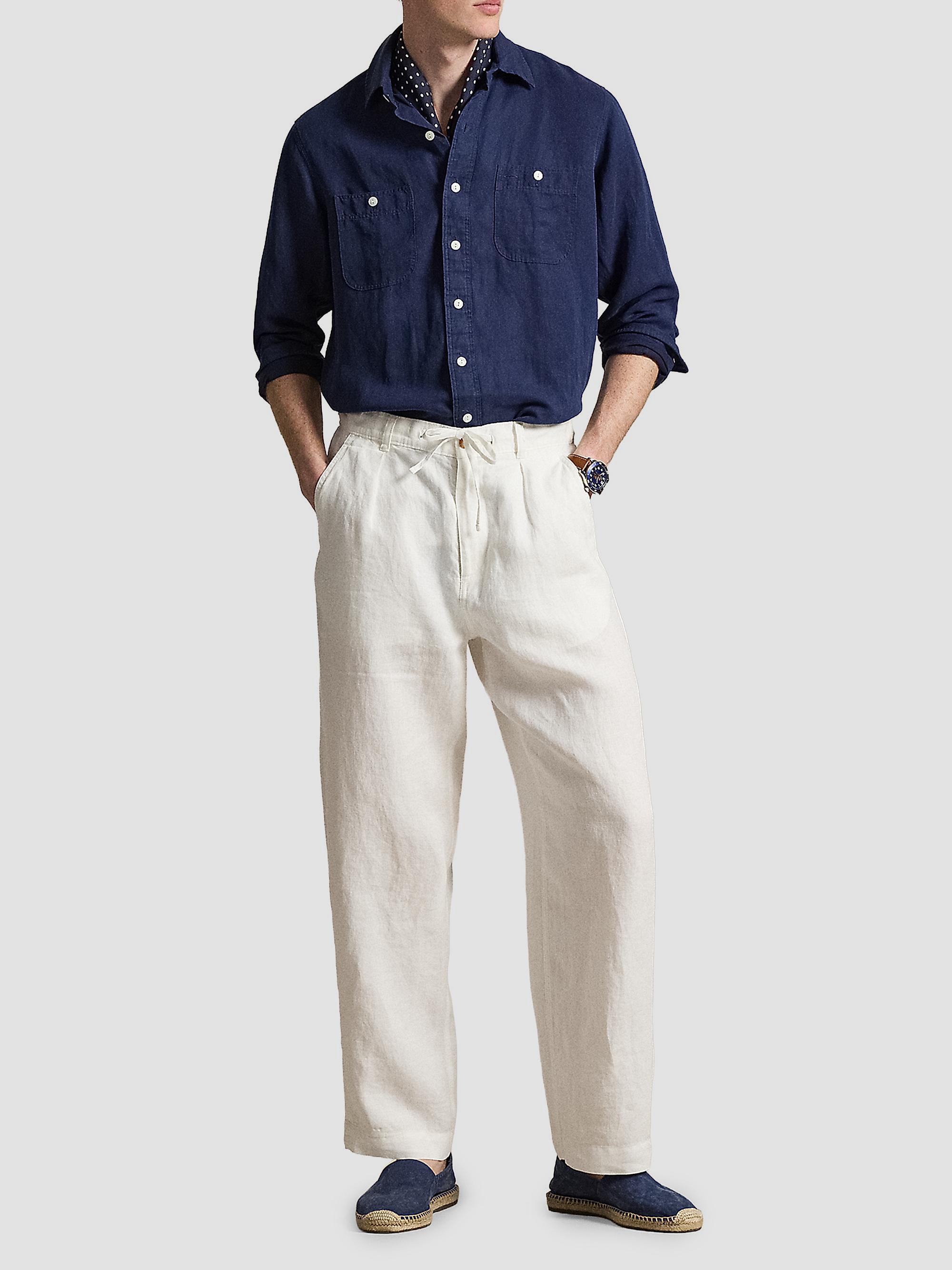Polo Ralph Lauren Lateef Relaxed-Fit Linen Pants | Saks Fifth Avenue