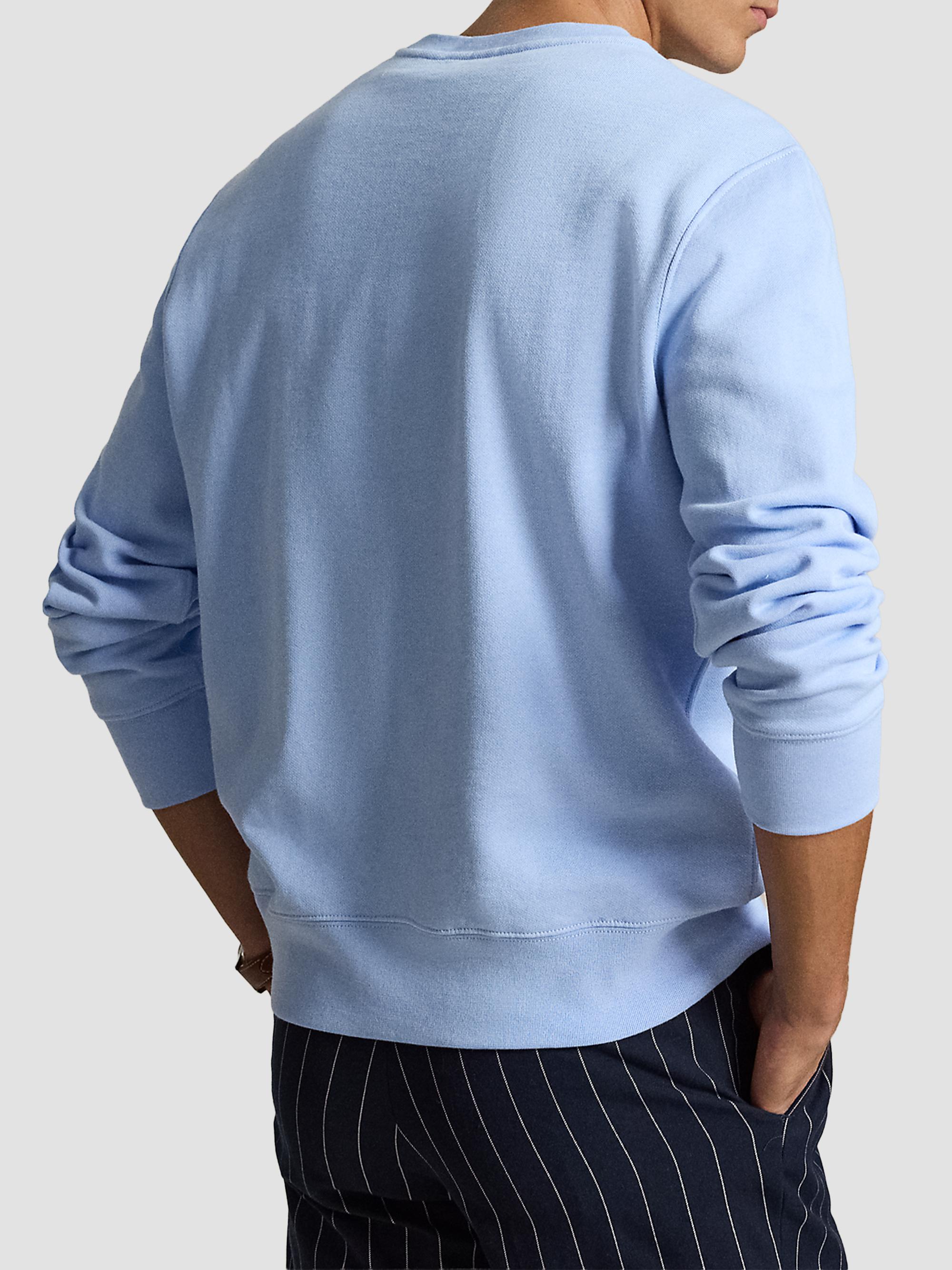 Polo Ralph Lauren Men's Polo Bear Cotton Fleece Sweatshirt - Newport Bear Office Blue | Thumbnail 3
