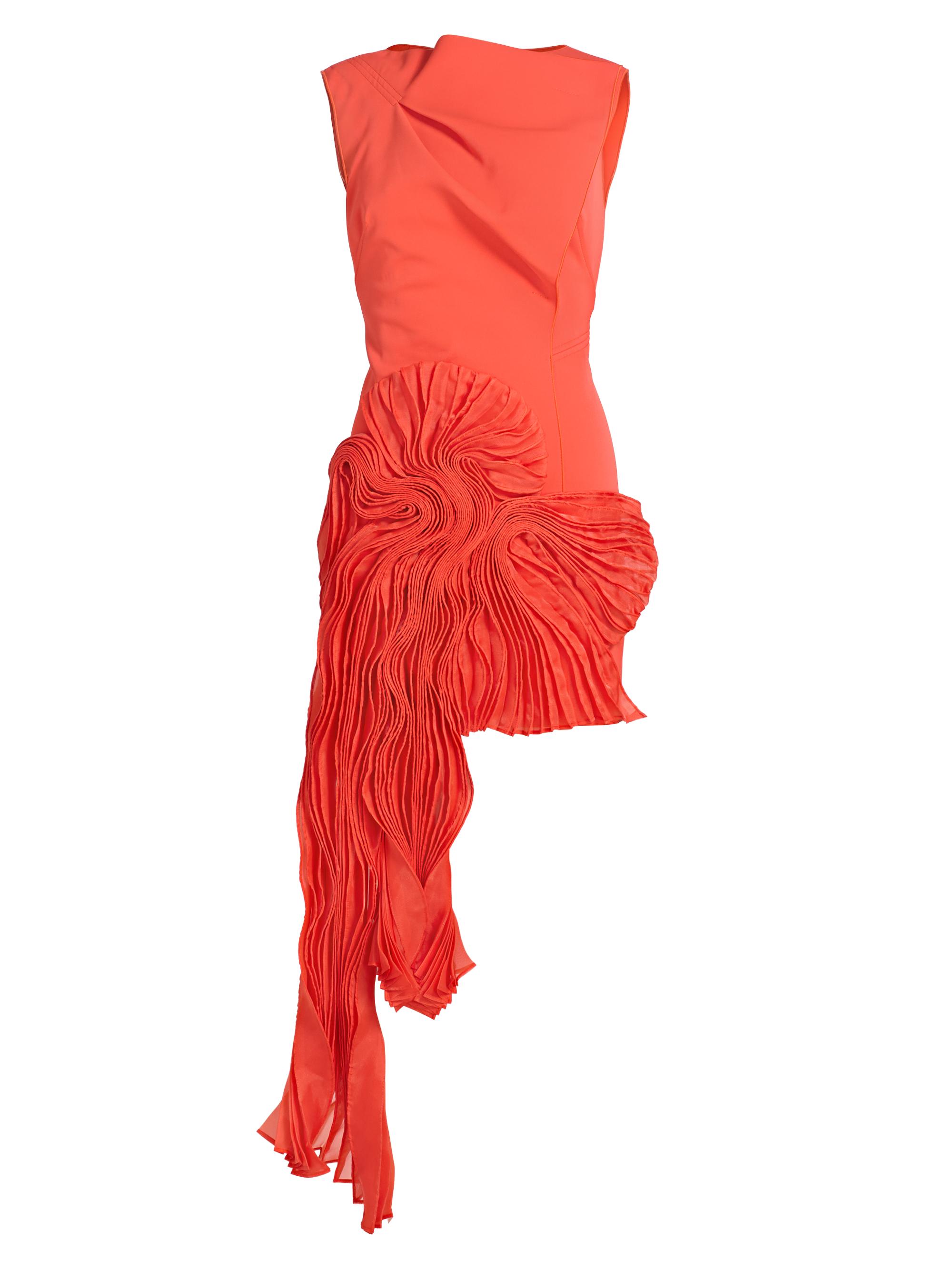 Acler Women's Forever Young Aberleigh Organza-Drape Minidress - Chilli