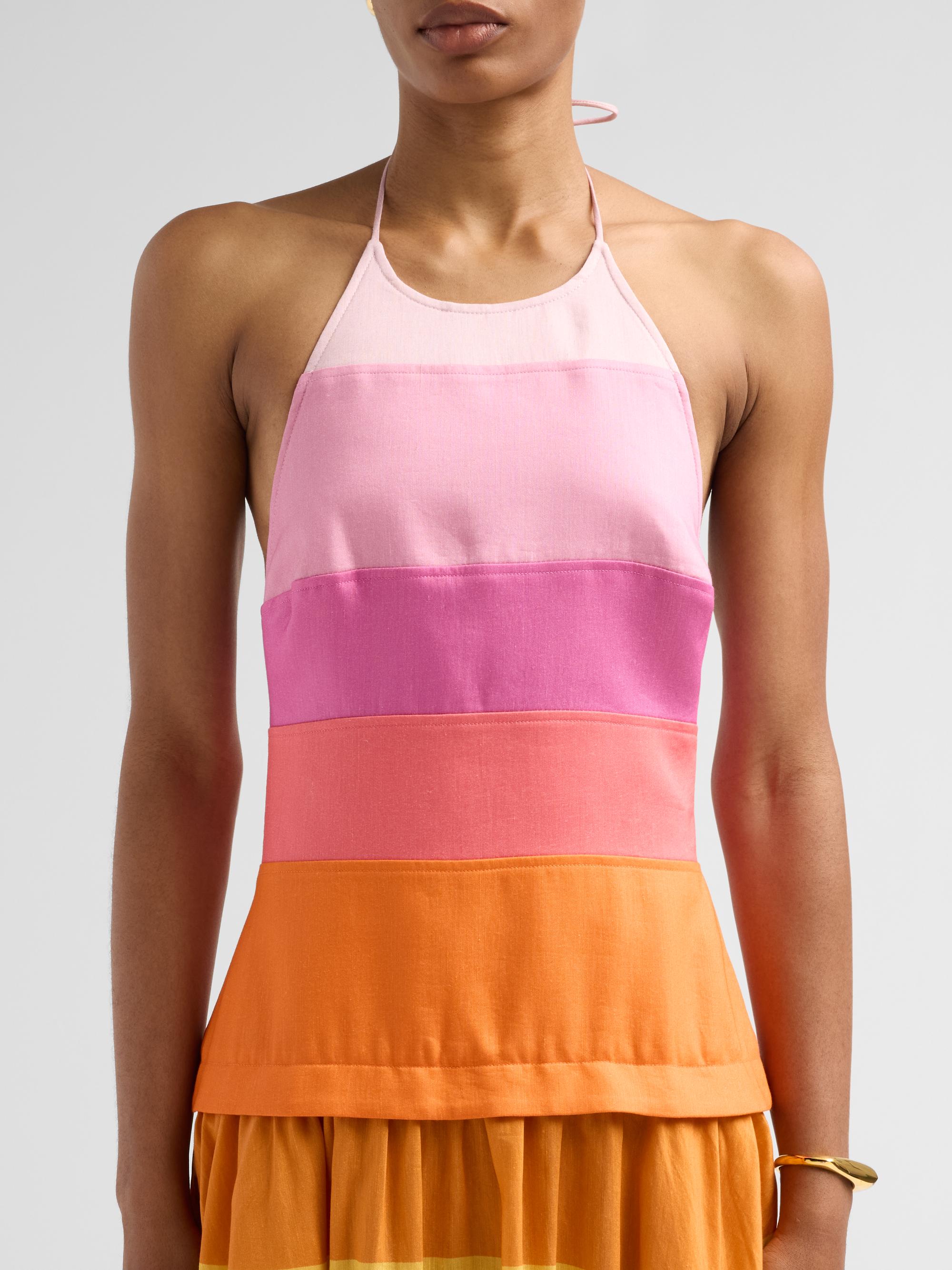 Acler Women's Forever Young Rourke Maxi Dress - Gelati Mix | Thumbnail 5