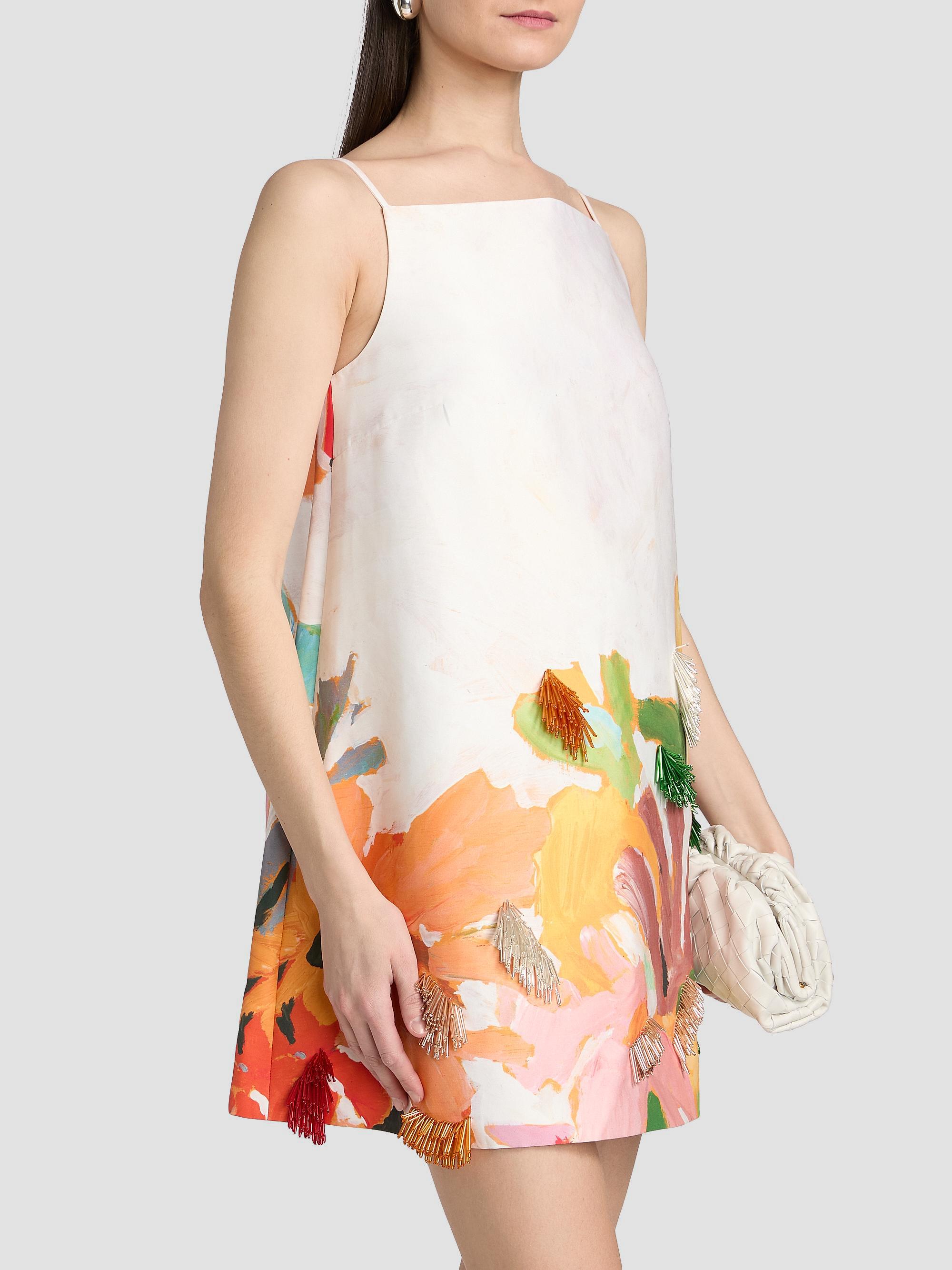 Acler Women's Forever Young Java Bead-Embellished Printed Minidress - Mixed Floral | Thumbnail 4