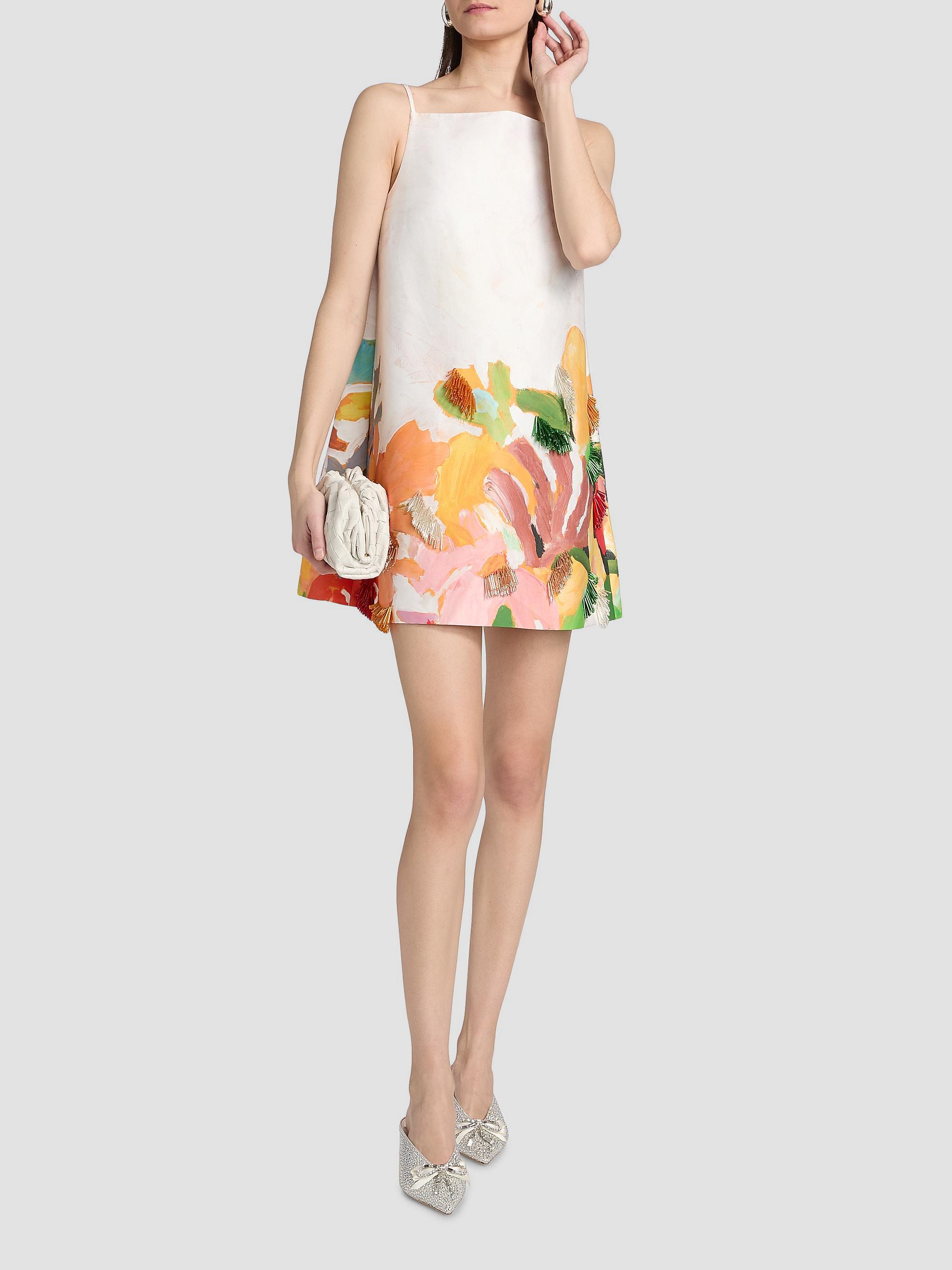 Acler Women's Forever Young Java Bead-Embellished Printed Minidress - Mixed Floral | Thumbnail 2