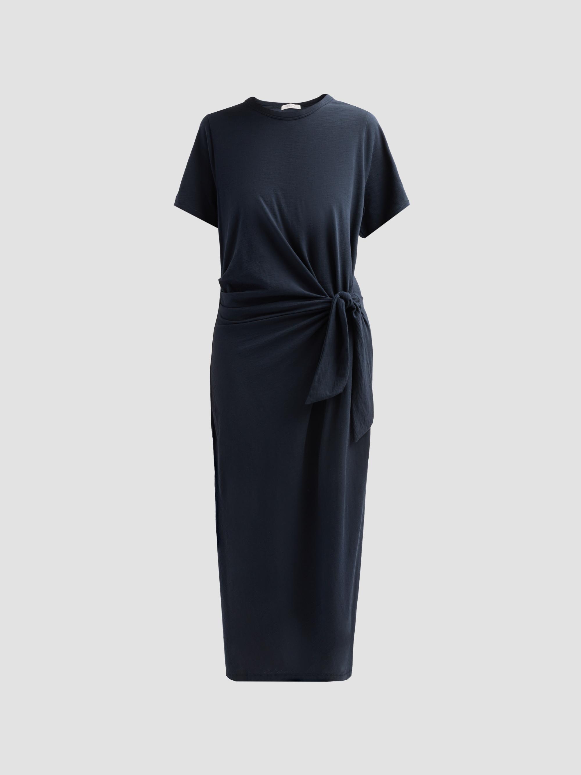 rag & bone Women's The Slub Cotton Midi T-Shirt Dress - Salute | Thumbnail 6