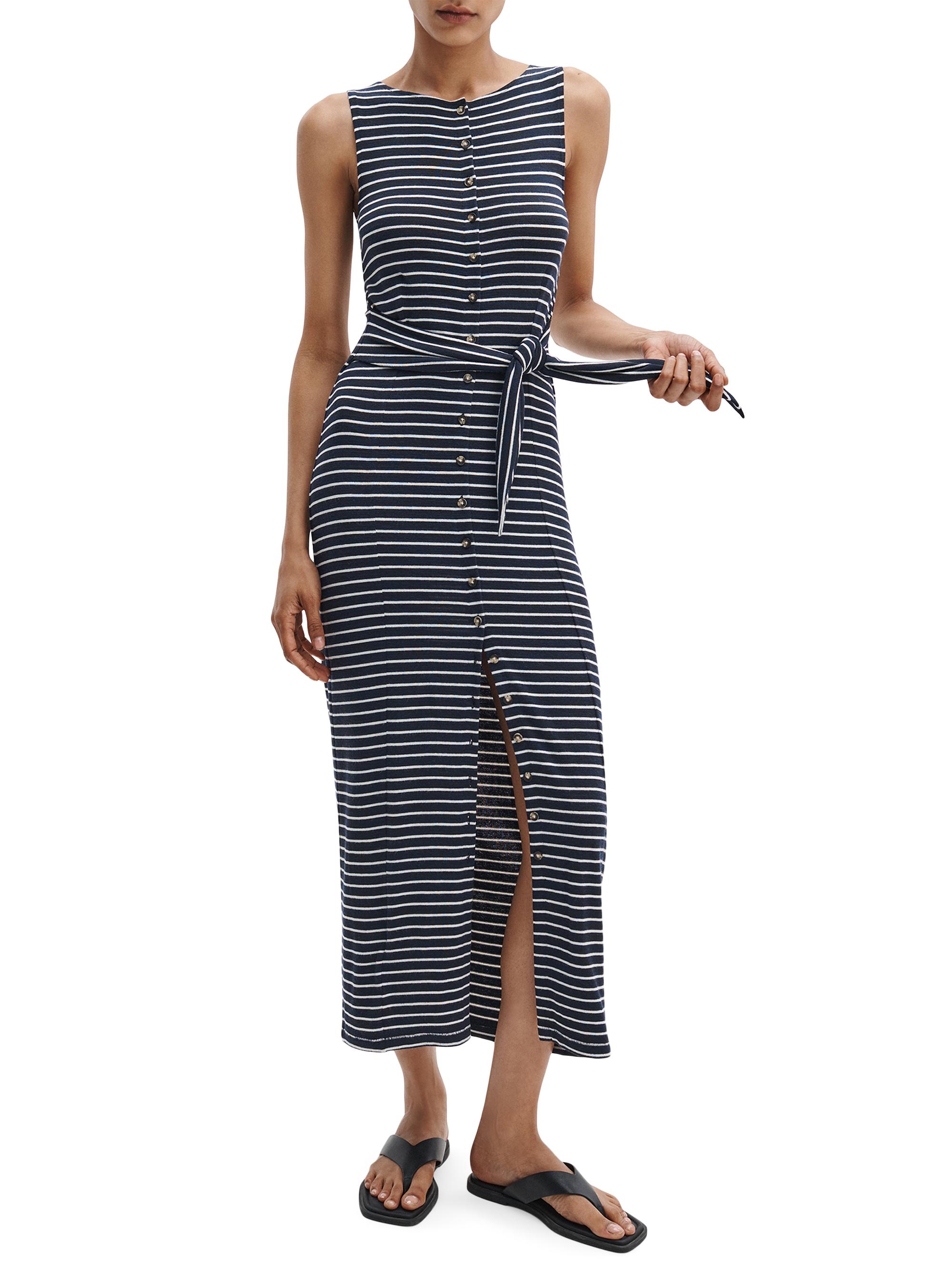 rag & bone Women's The Knit Tie-Waist Striped Maxi Dress - Salute Multi | Thumbnail 5