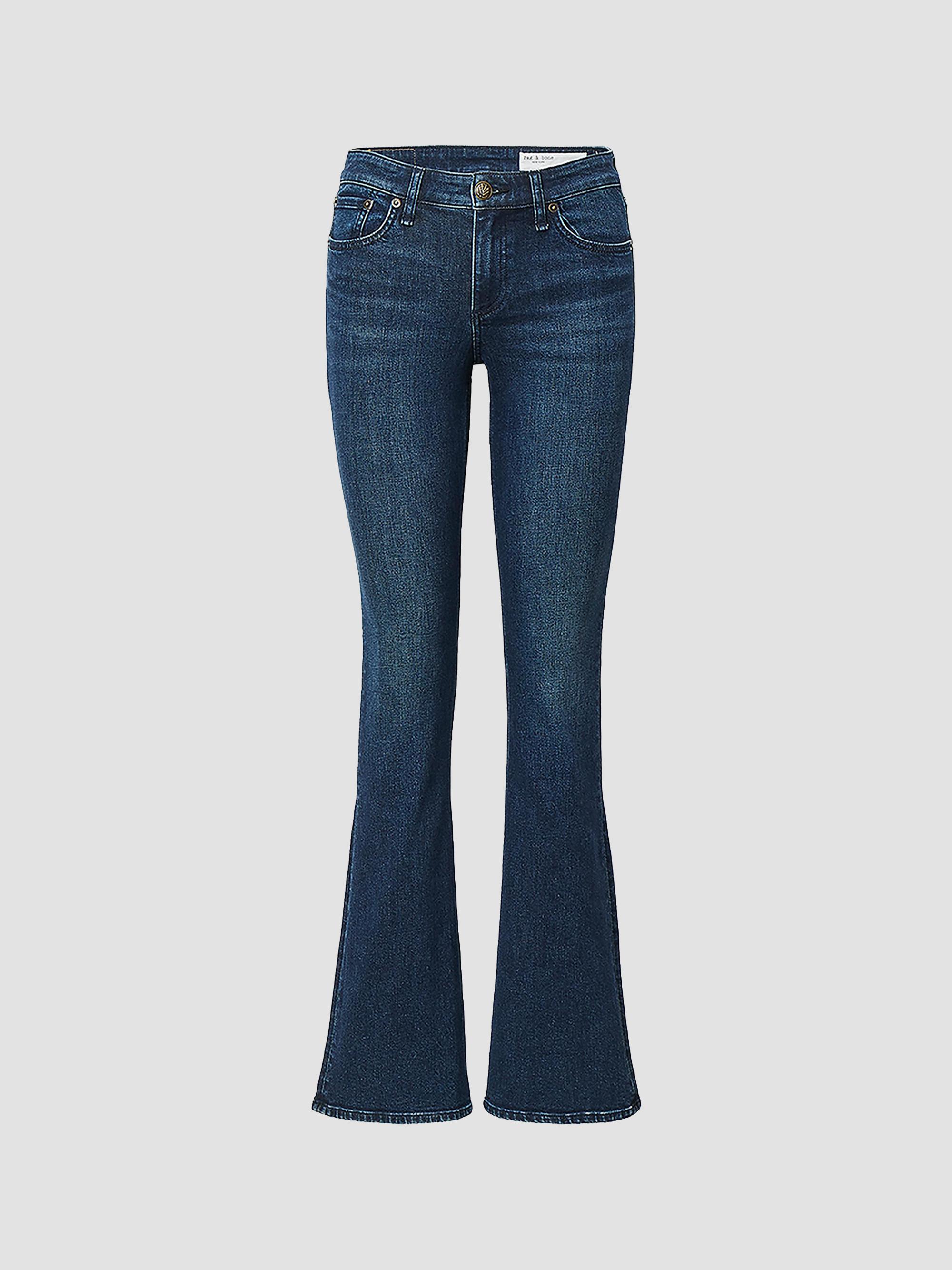 rag & bone Women's Kinsley Low-Rise Bootcut Jeans - Lulu
