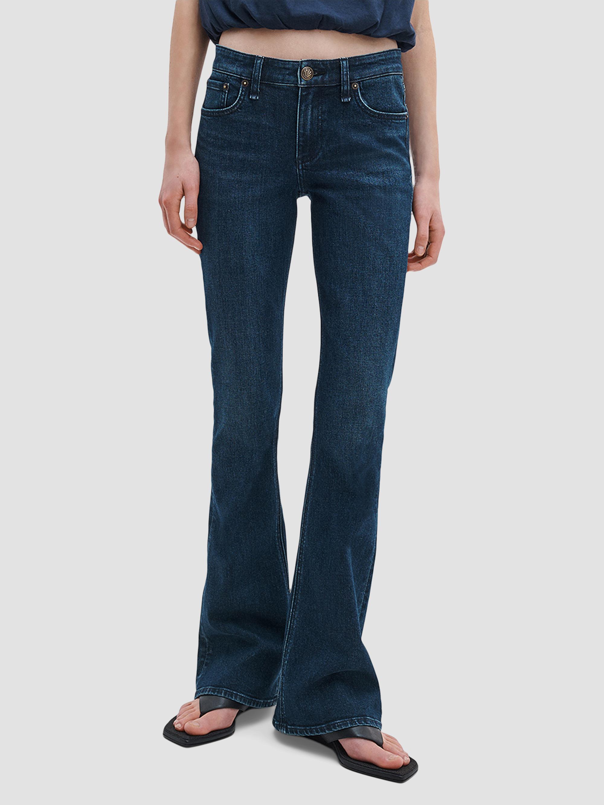 rag & bone Women's Kinsley Low-Rise Bootcut Jeans - Lulu | Thumbnail 4
