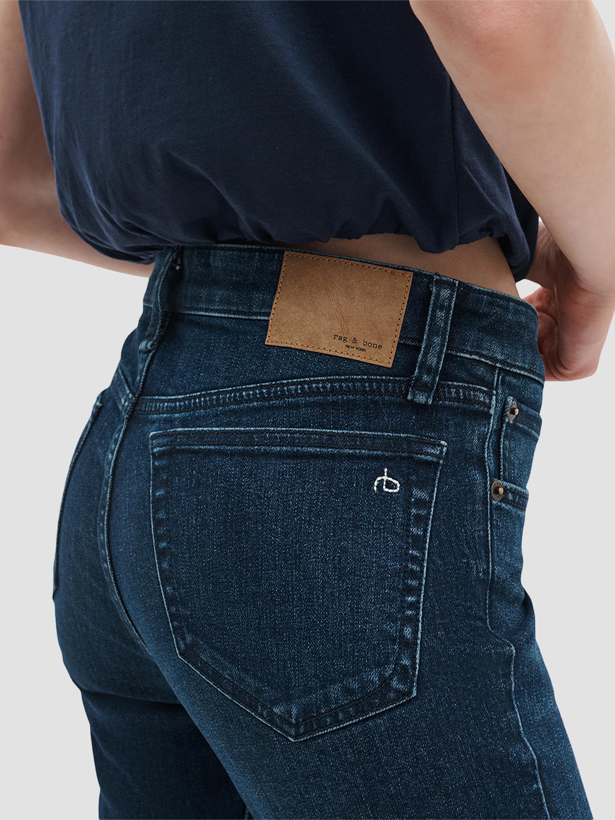 rag & bone Women's Kinsley Low-Rise Bootcut Jeans - Lulu | Thumbnail 5