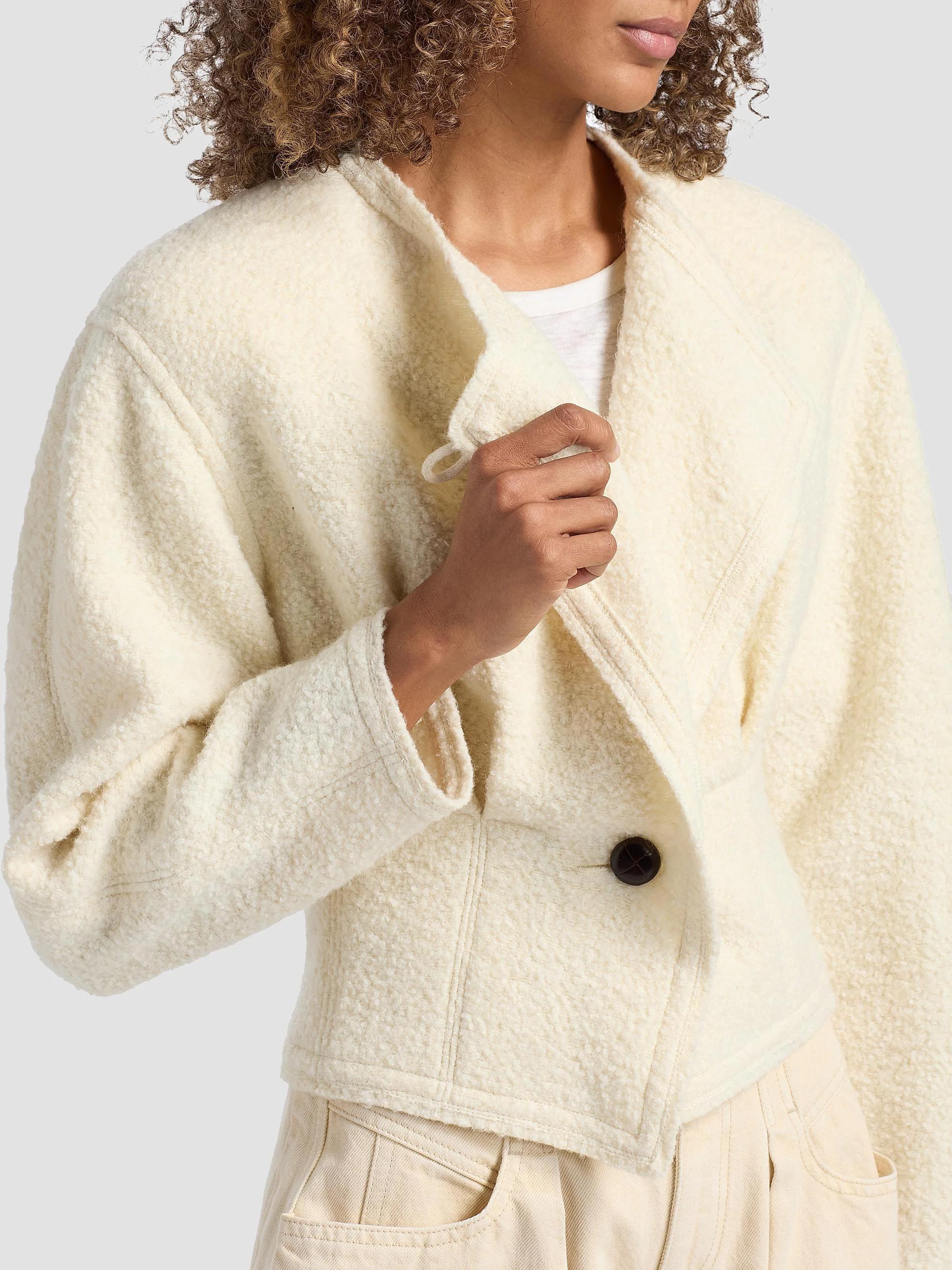 Isabel Marant Suna Wool-Blend Asymmetric Jacket | Saks Fifth Avenue