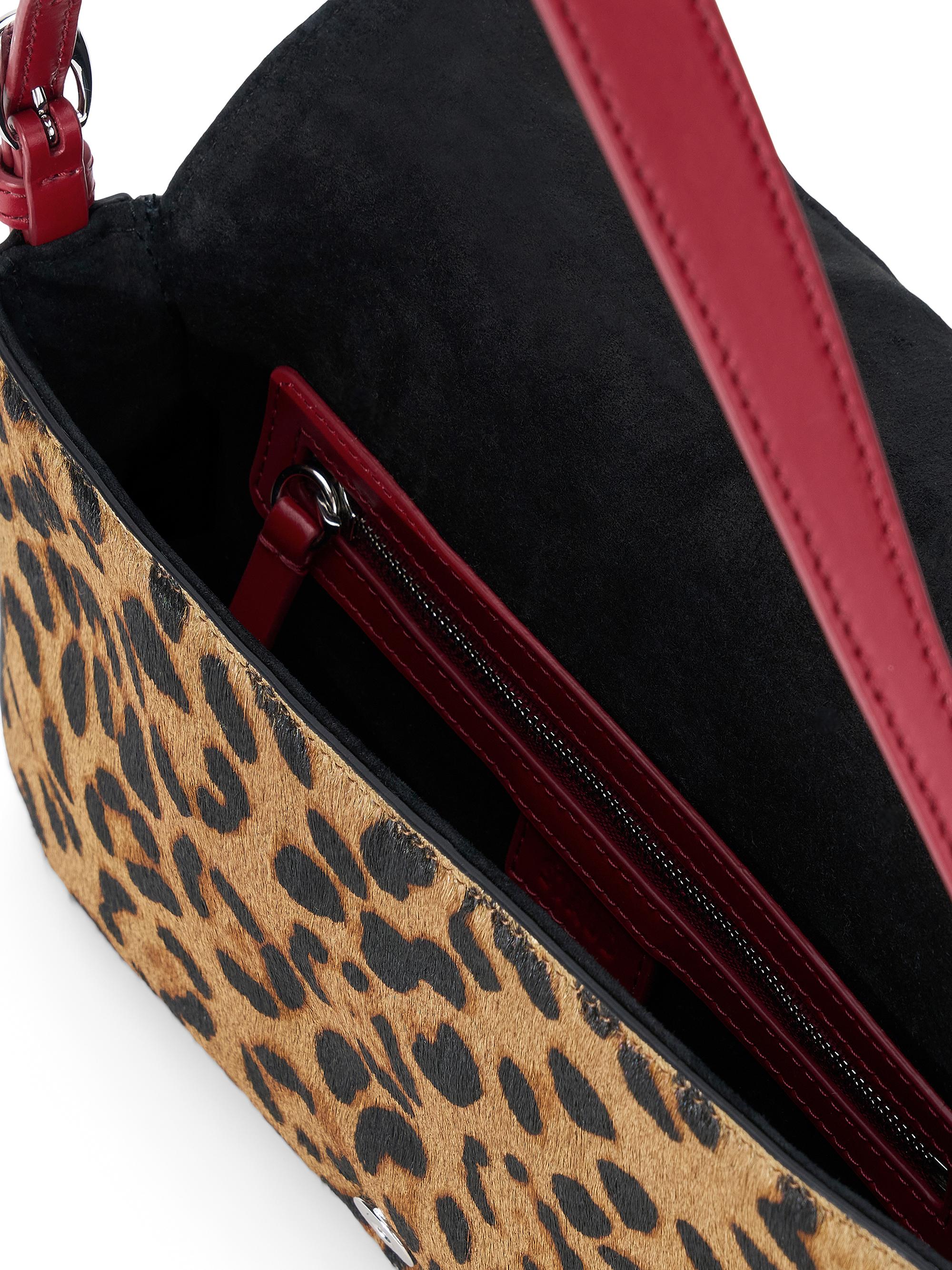 Staud Women's Harlow Cheetah-Print Calf Hair Shoulder Bag - Cheetah | Thumbnail 3