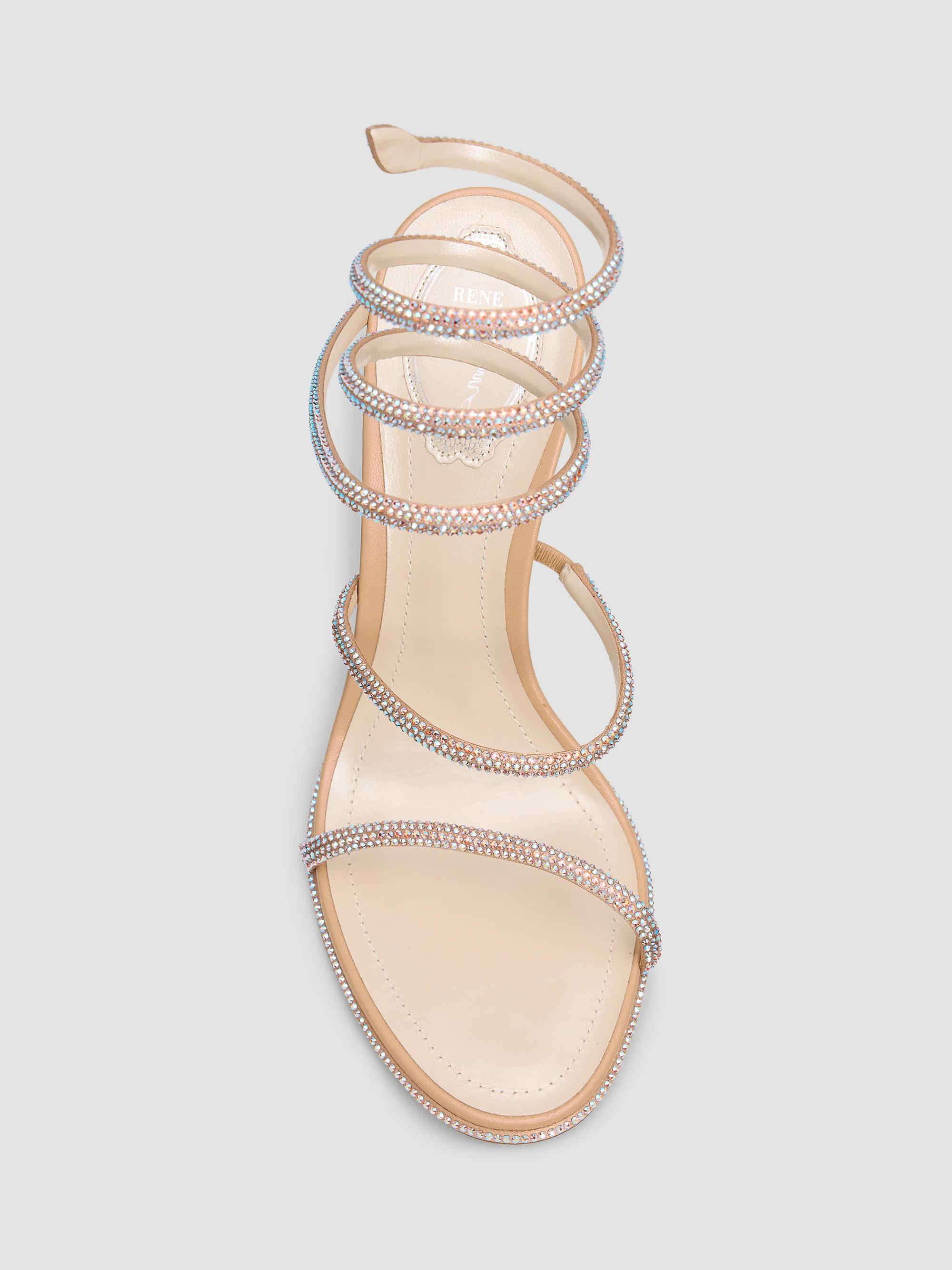 Rene Caovilla ​Cleo 105MM Satin Sandals | Saks Fifth Avenue