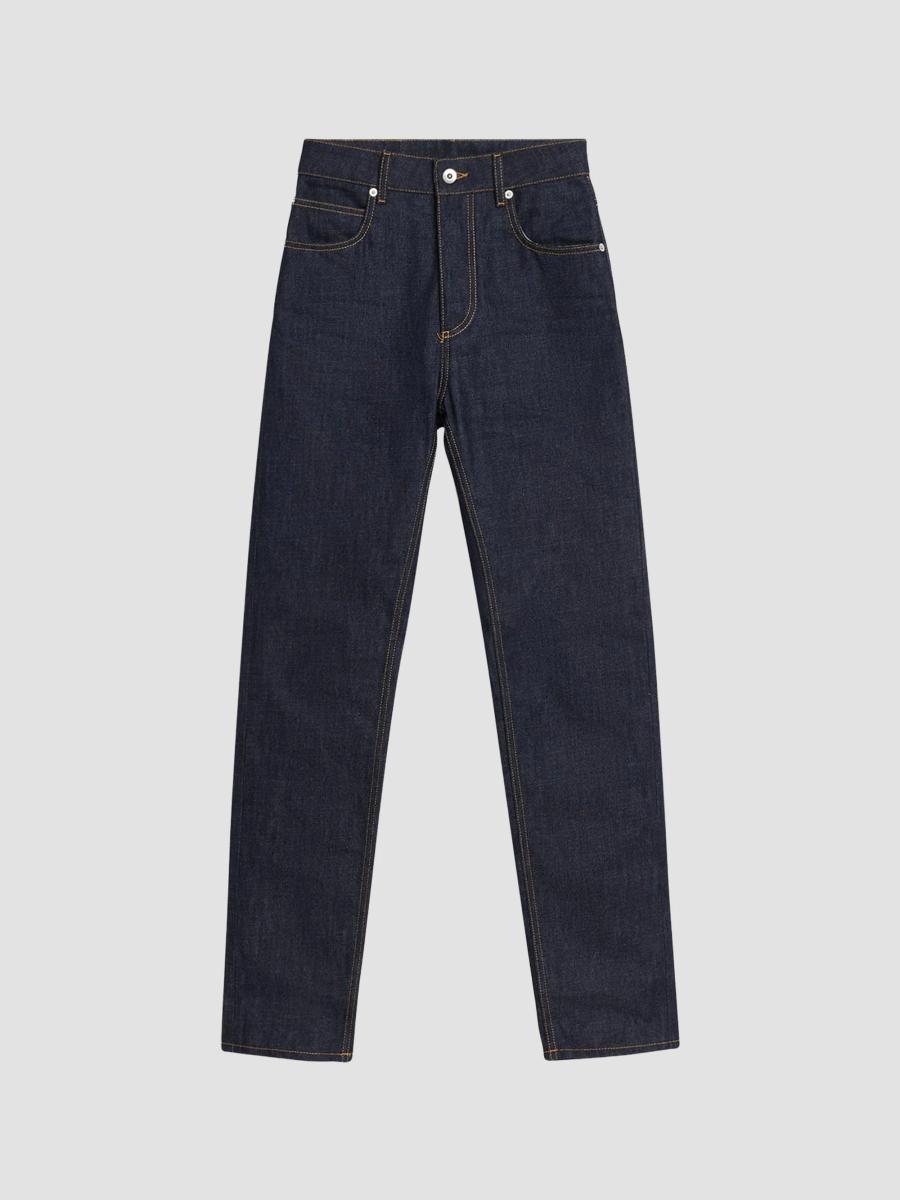 Bottega Veneta Women's Mid-rise Straight-leg Jeans In Indigo